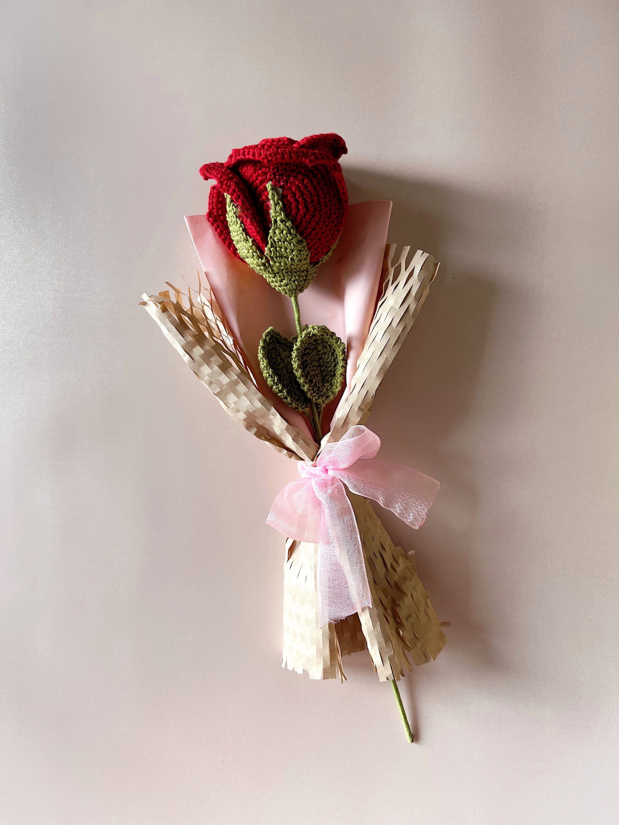 Crochet Rose Bouquet
