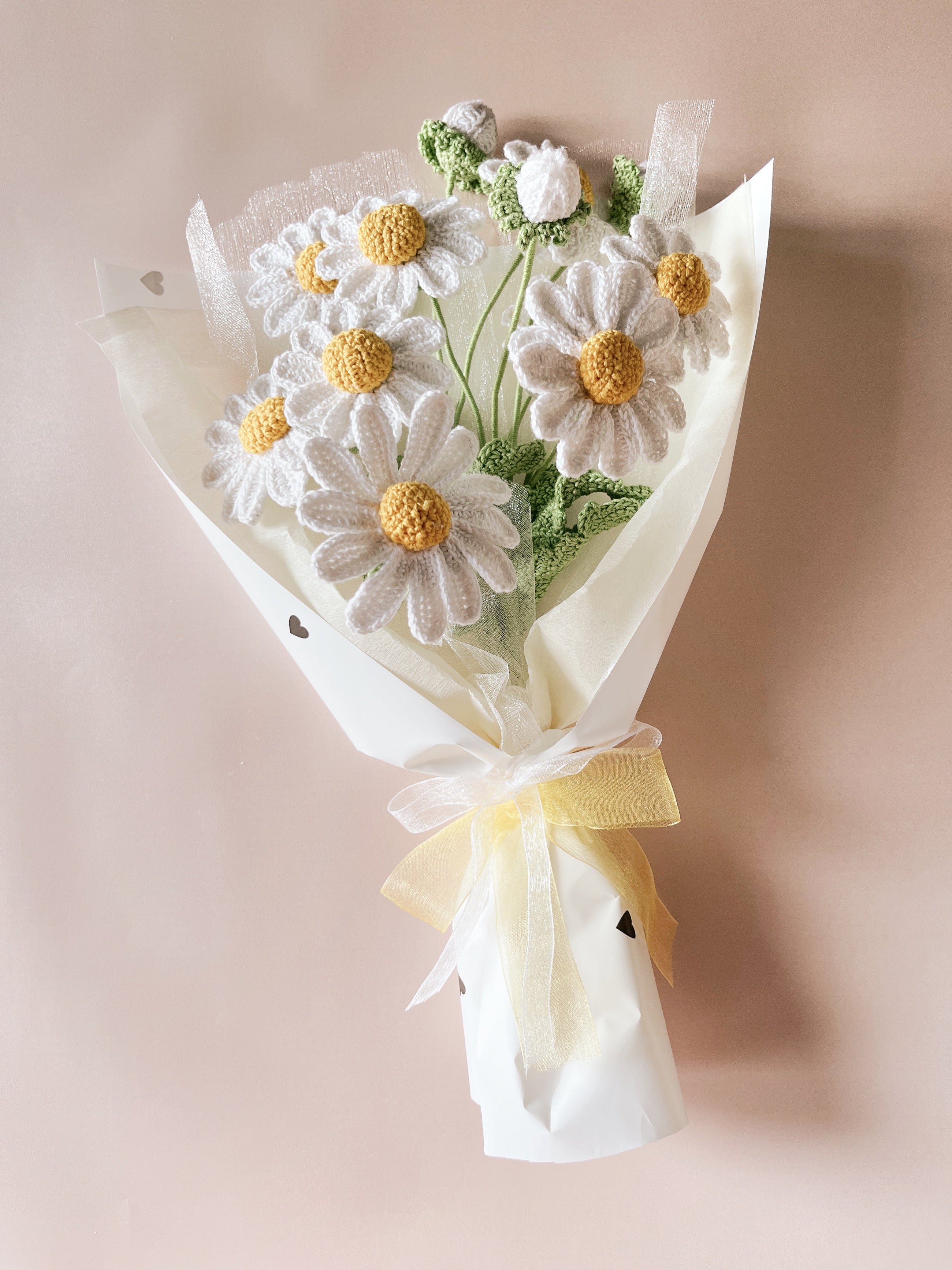 Crochet Daisy Bouquet