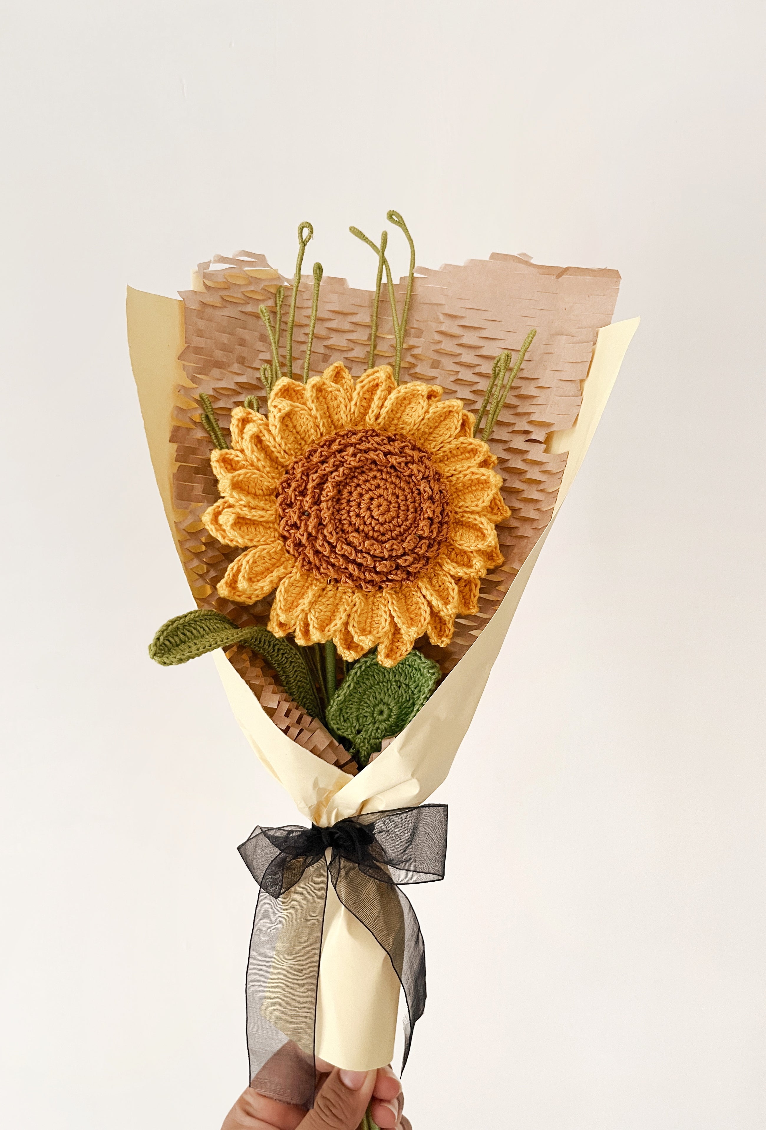 Crochet Sunflower Bouquet