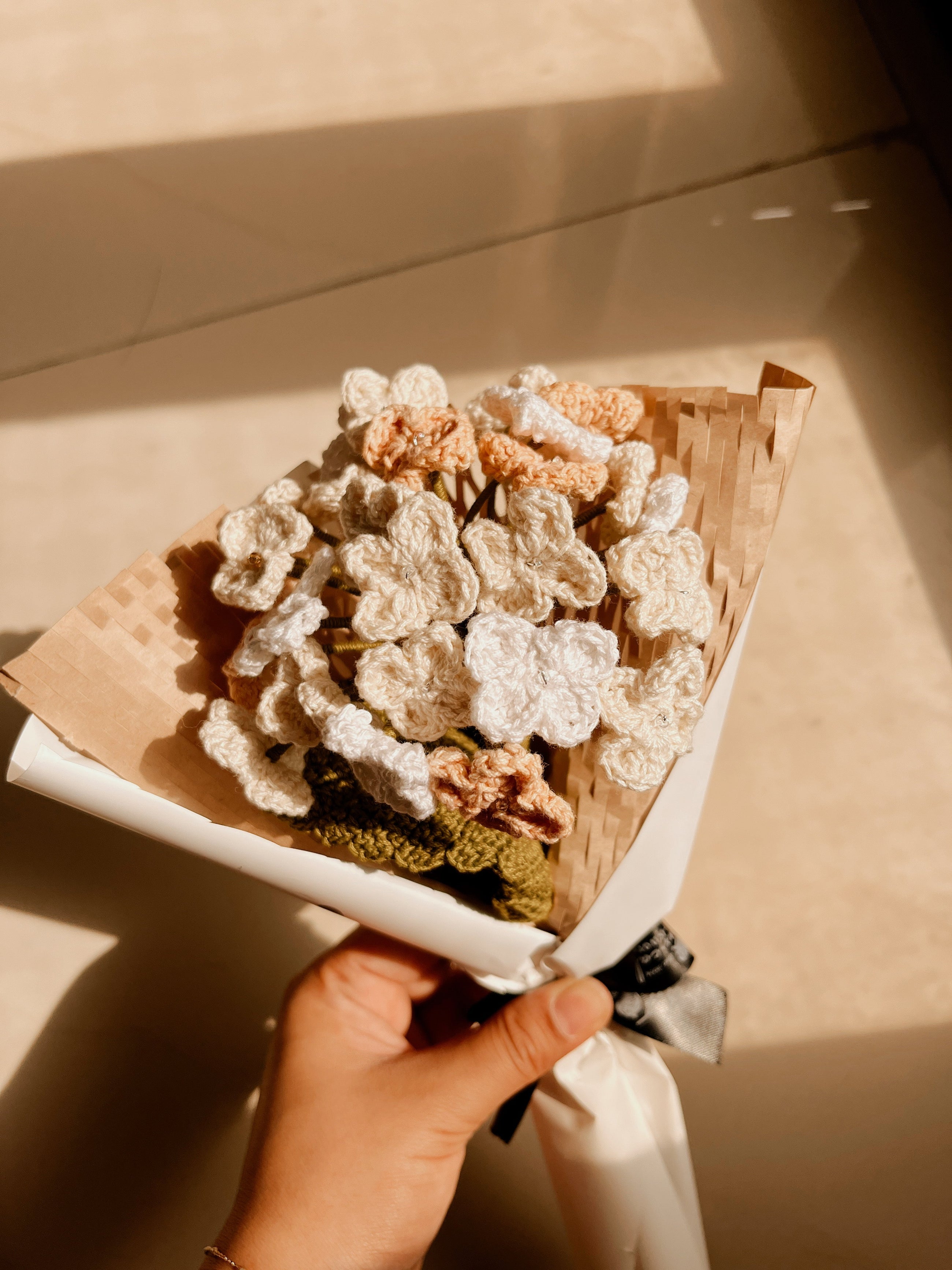 Crochet Hydrangea Flower