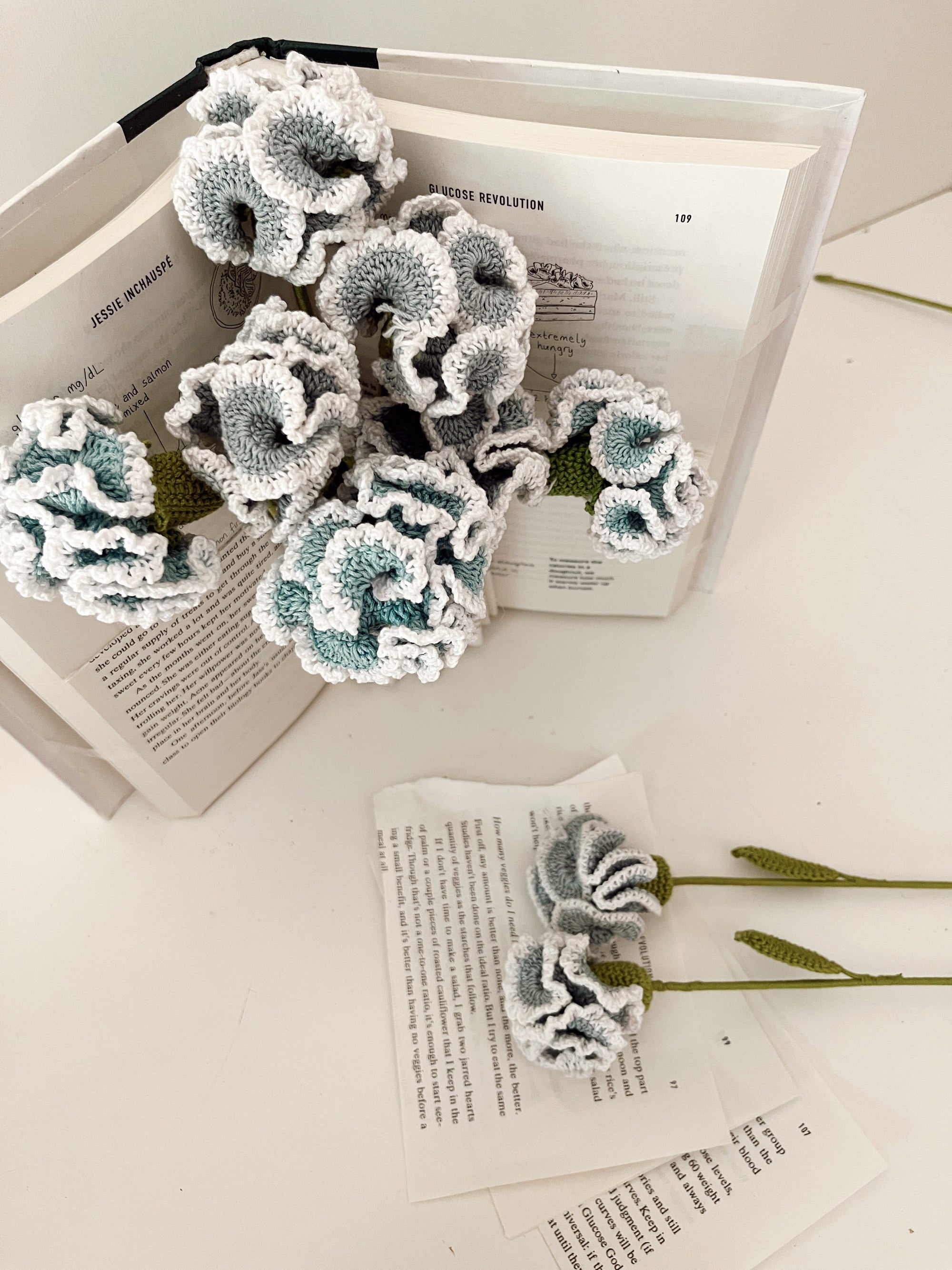 Carnation Crochet Flower