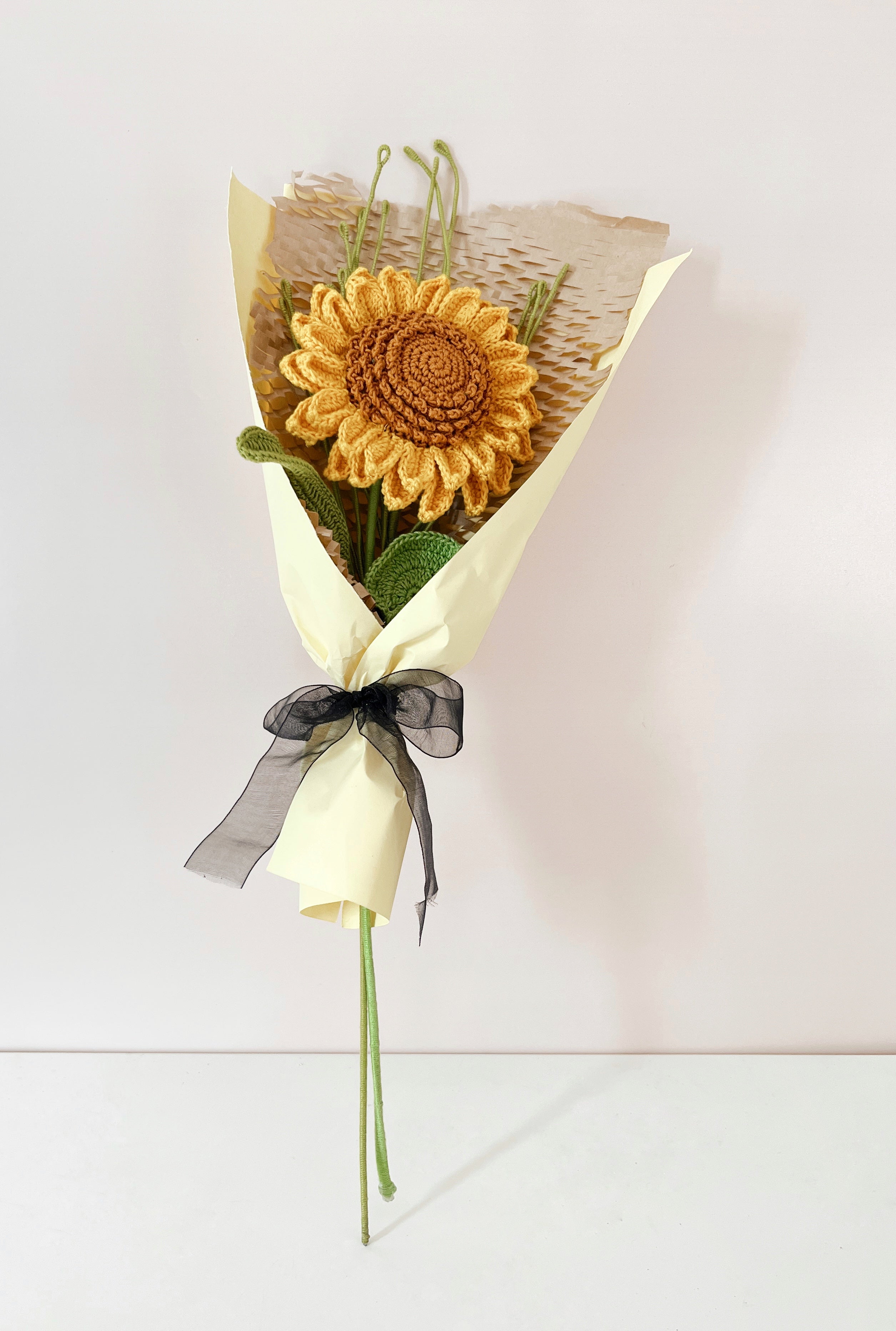 Crochet Sunflower Bouquet