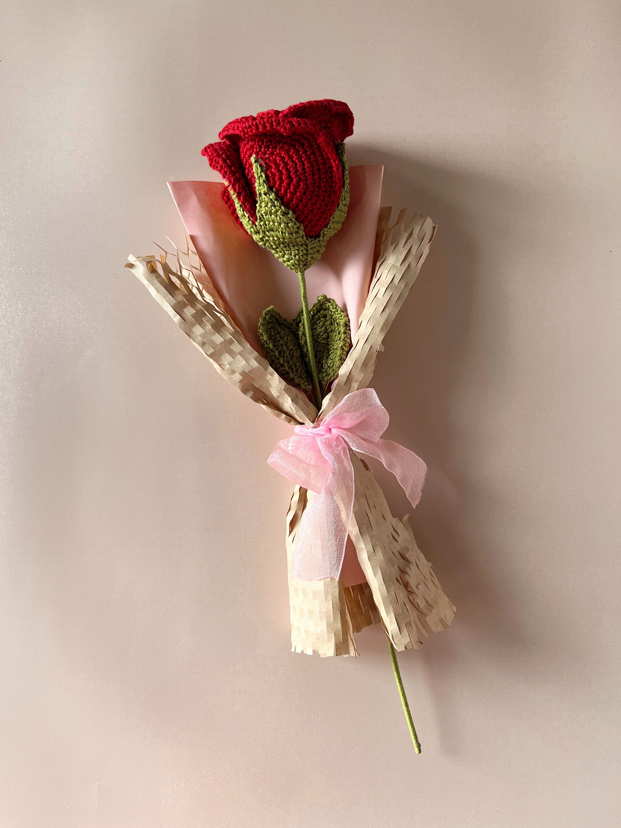 Crochet Rose Bouquet
