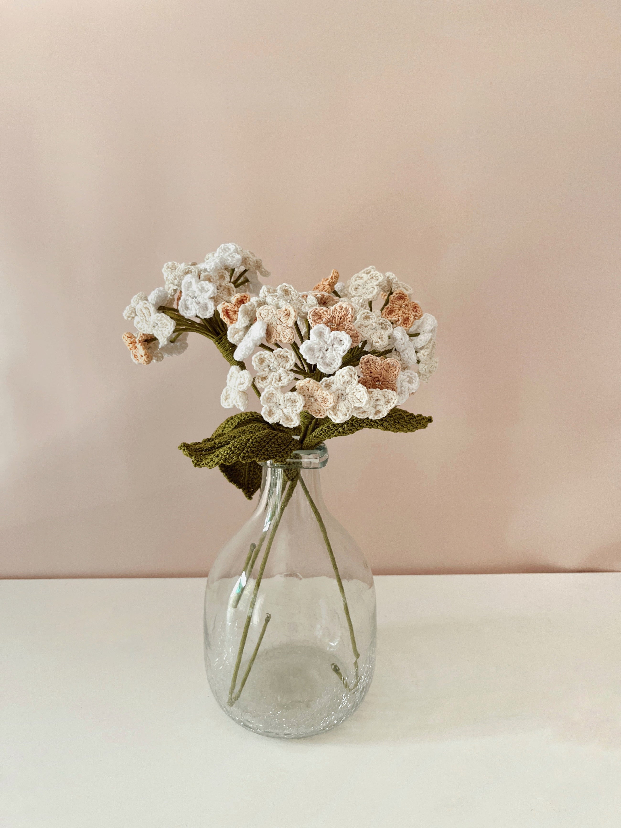 Crochet Hydrangea Flower