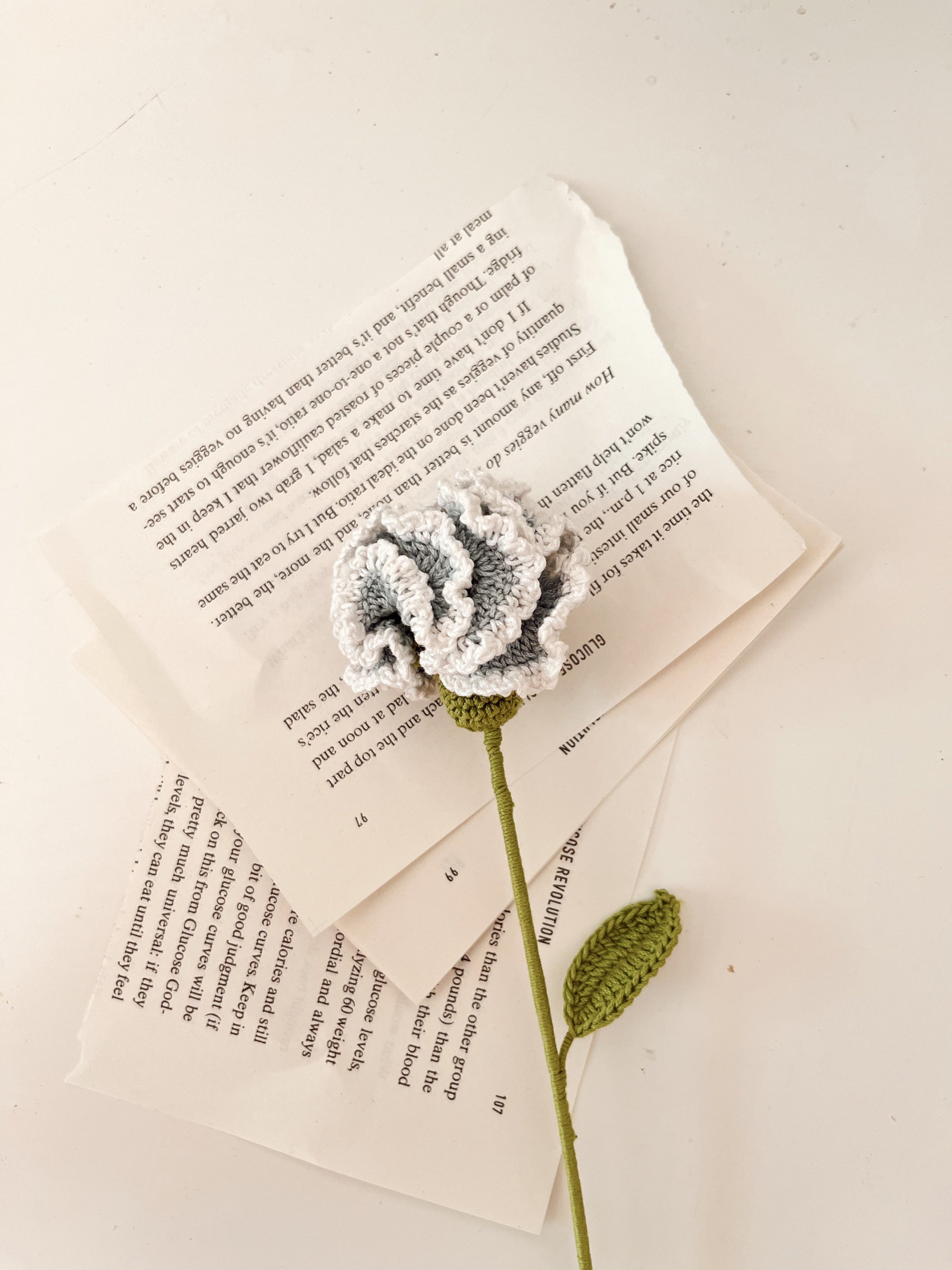 Carnation Crochet Flower