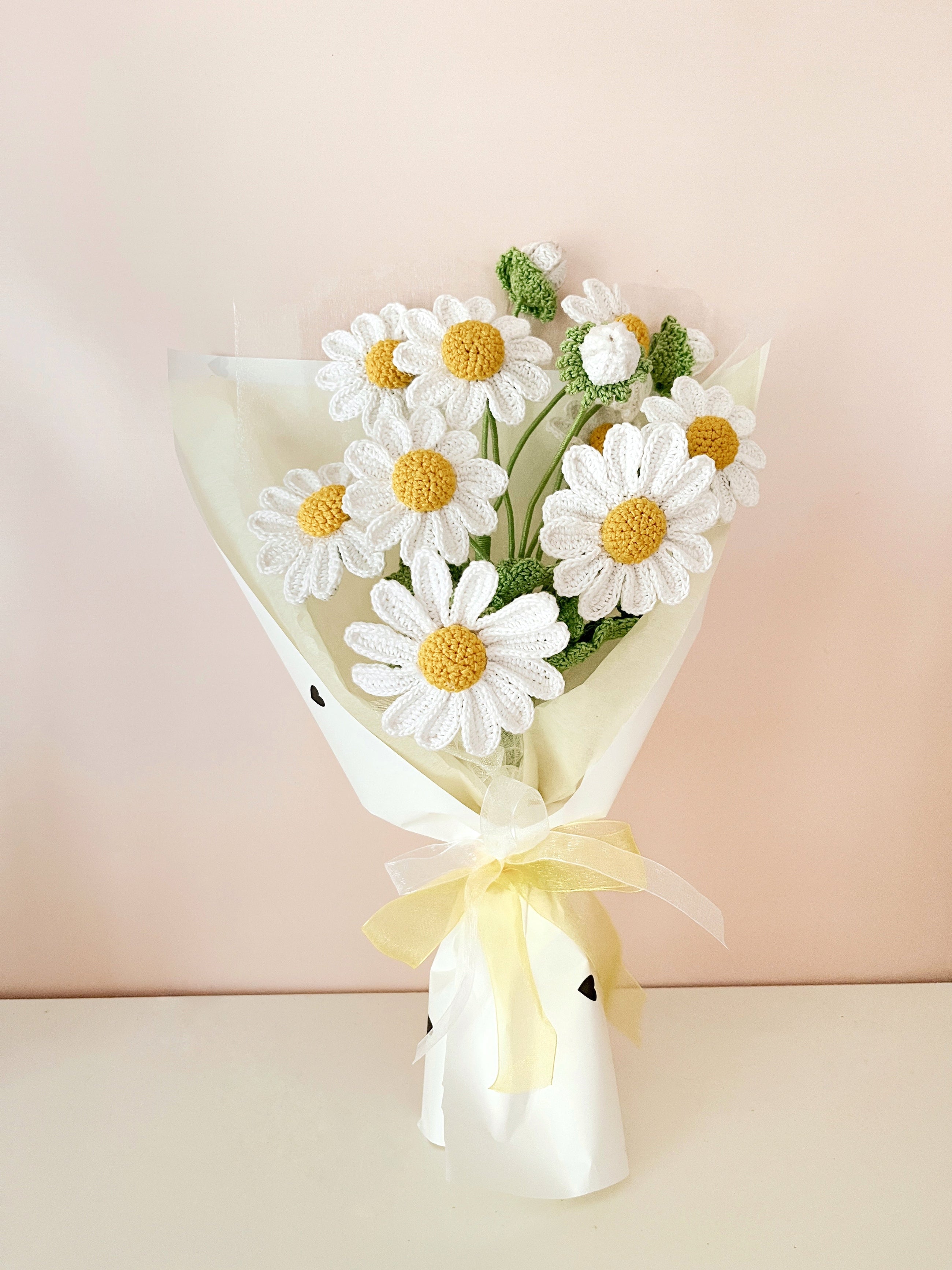 Crochet Daisy Bouquet