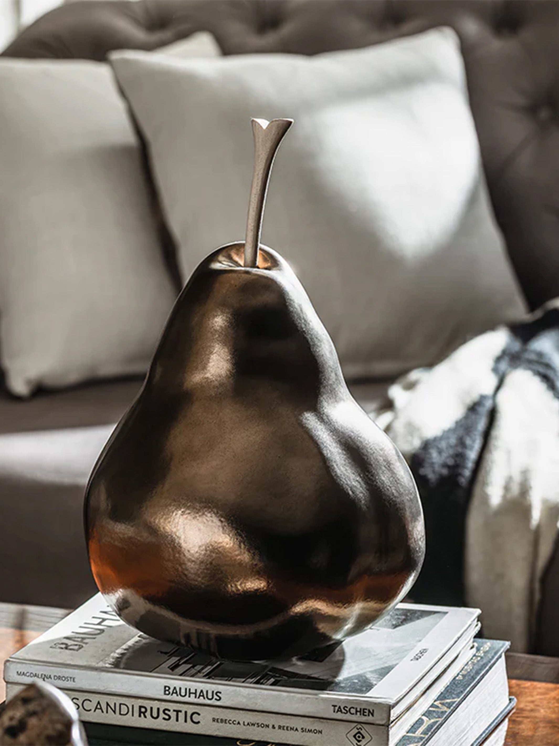 The Elegant Copper Pear Decor