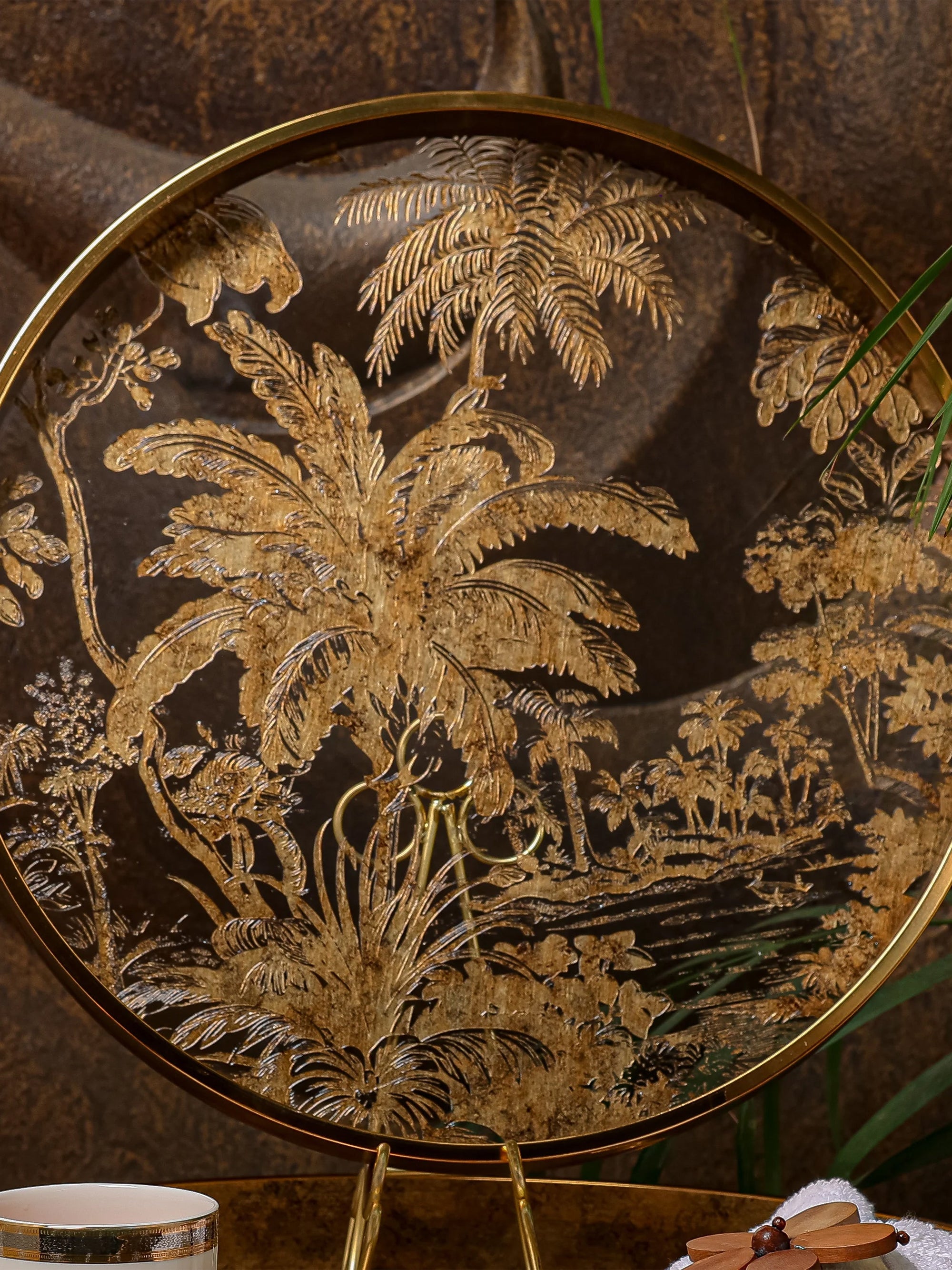 Tropical Serving Tray - Set Of 2