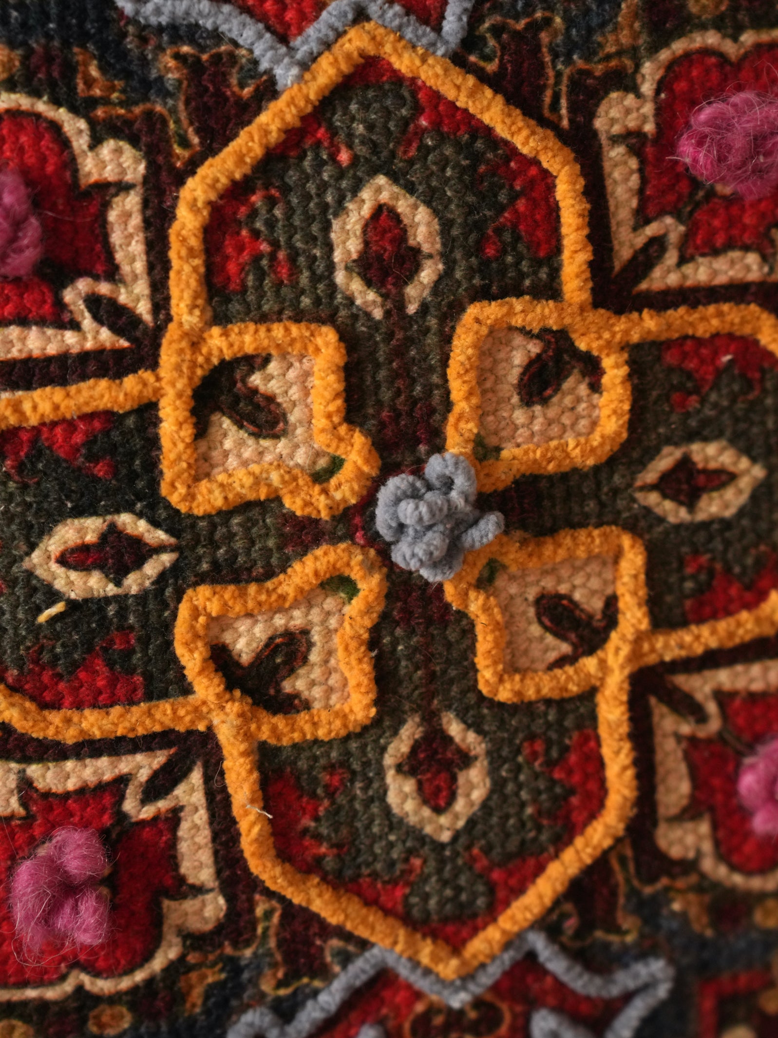 Vintage Medallion Cushion Cover for Sofa & Living Room