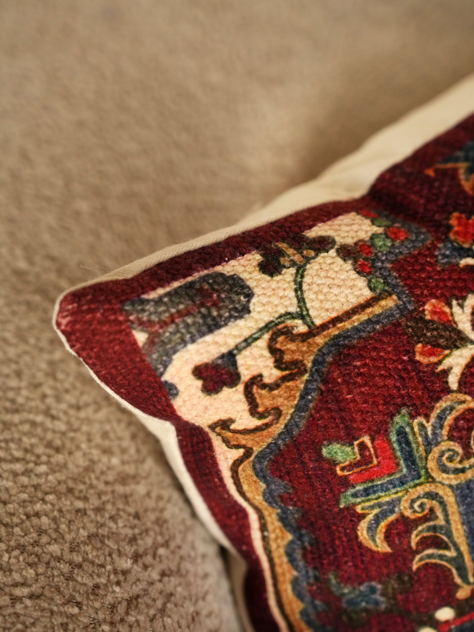 Vintage Medallion Cushion Cover for Sofa & Living Room