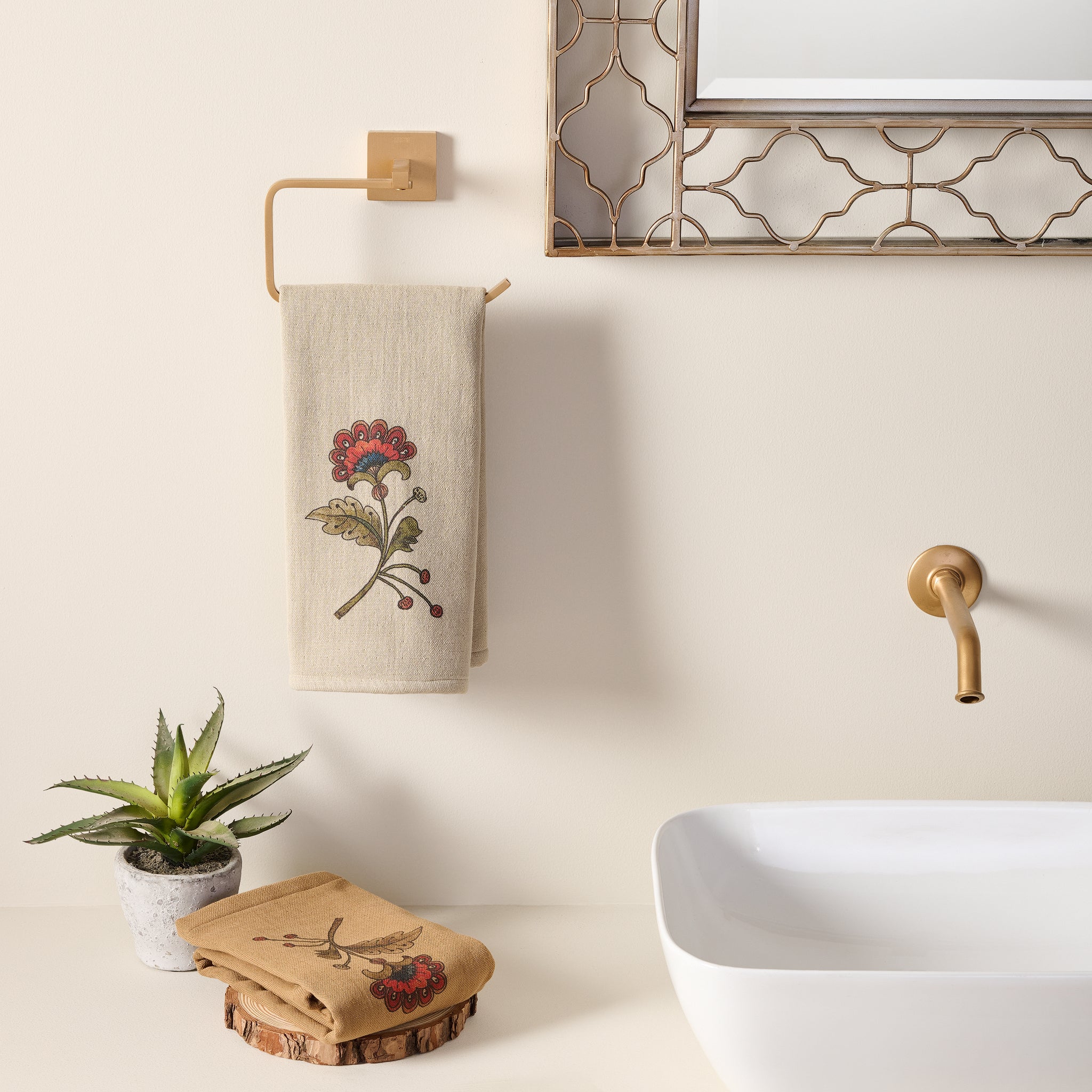 KSHUPA| Cotton | Hammam Terry | Hand Towel