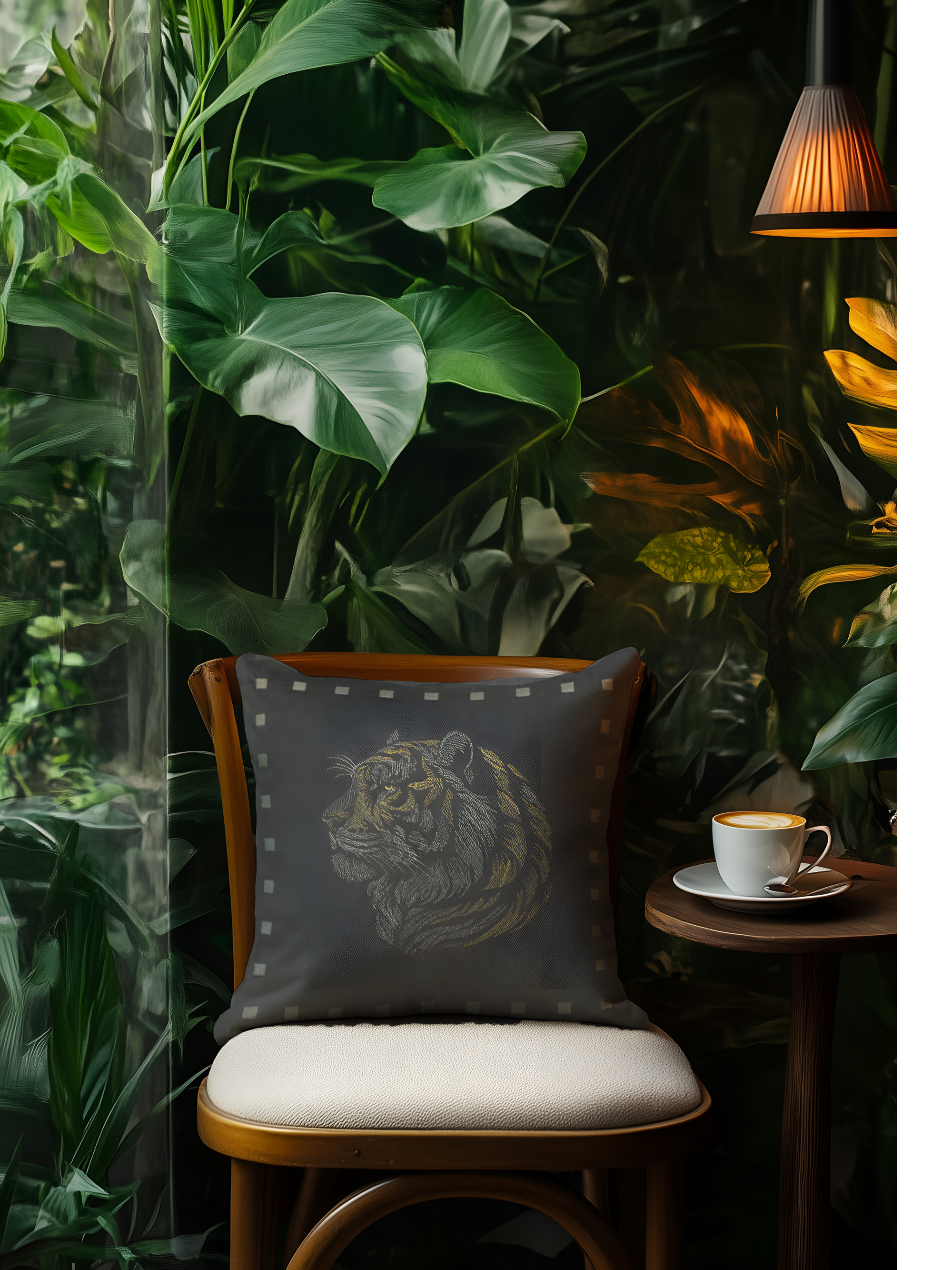 Vanraj Ash Velvet Cushion