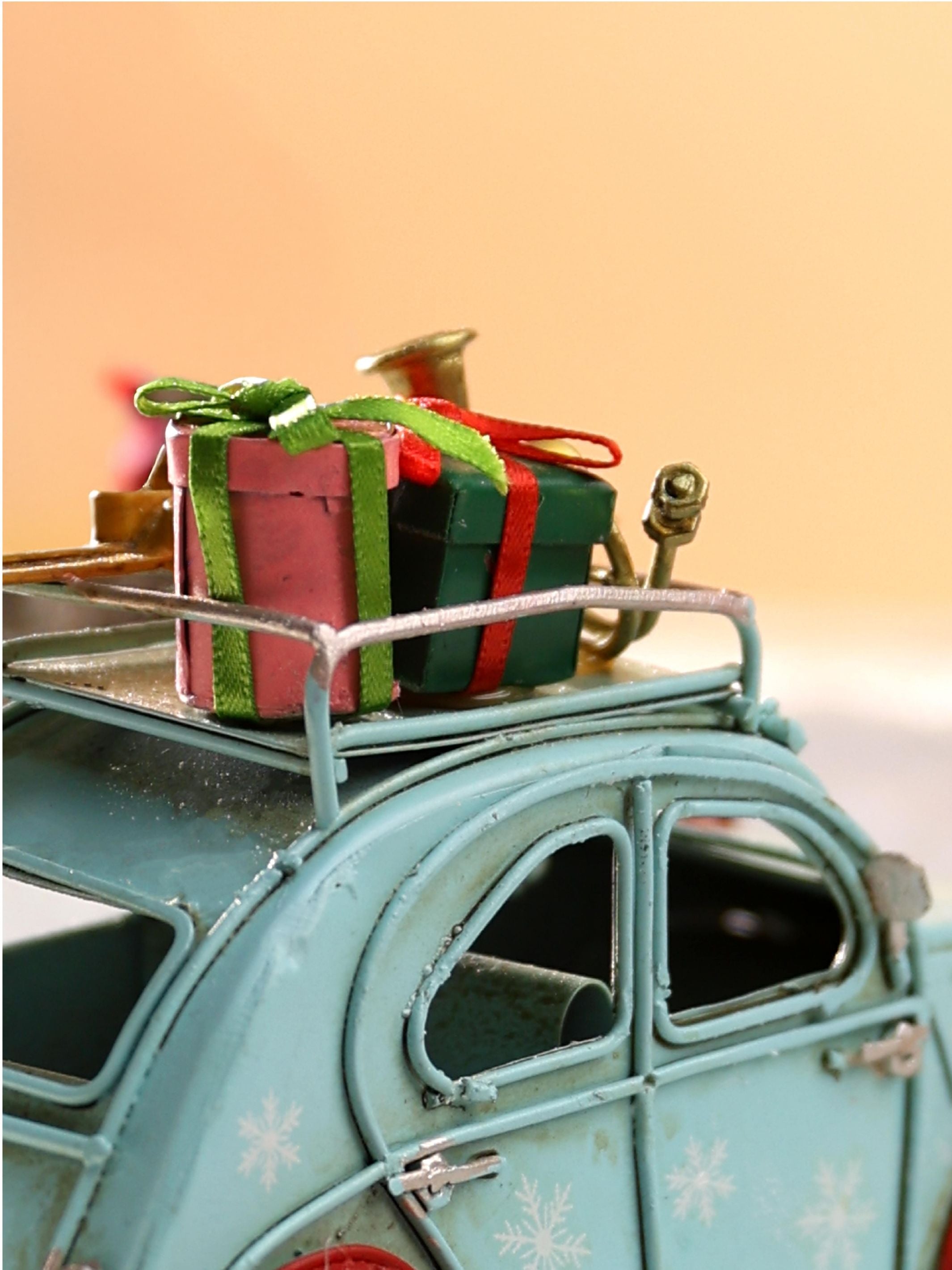 Car with Christmas Decoration