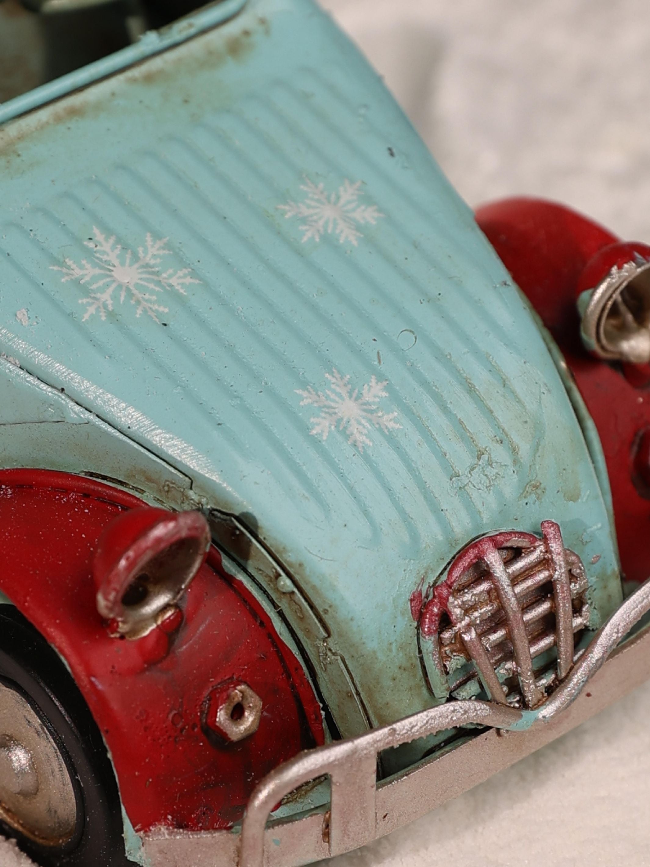 Car with Christmas Decoration