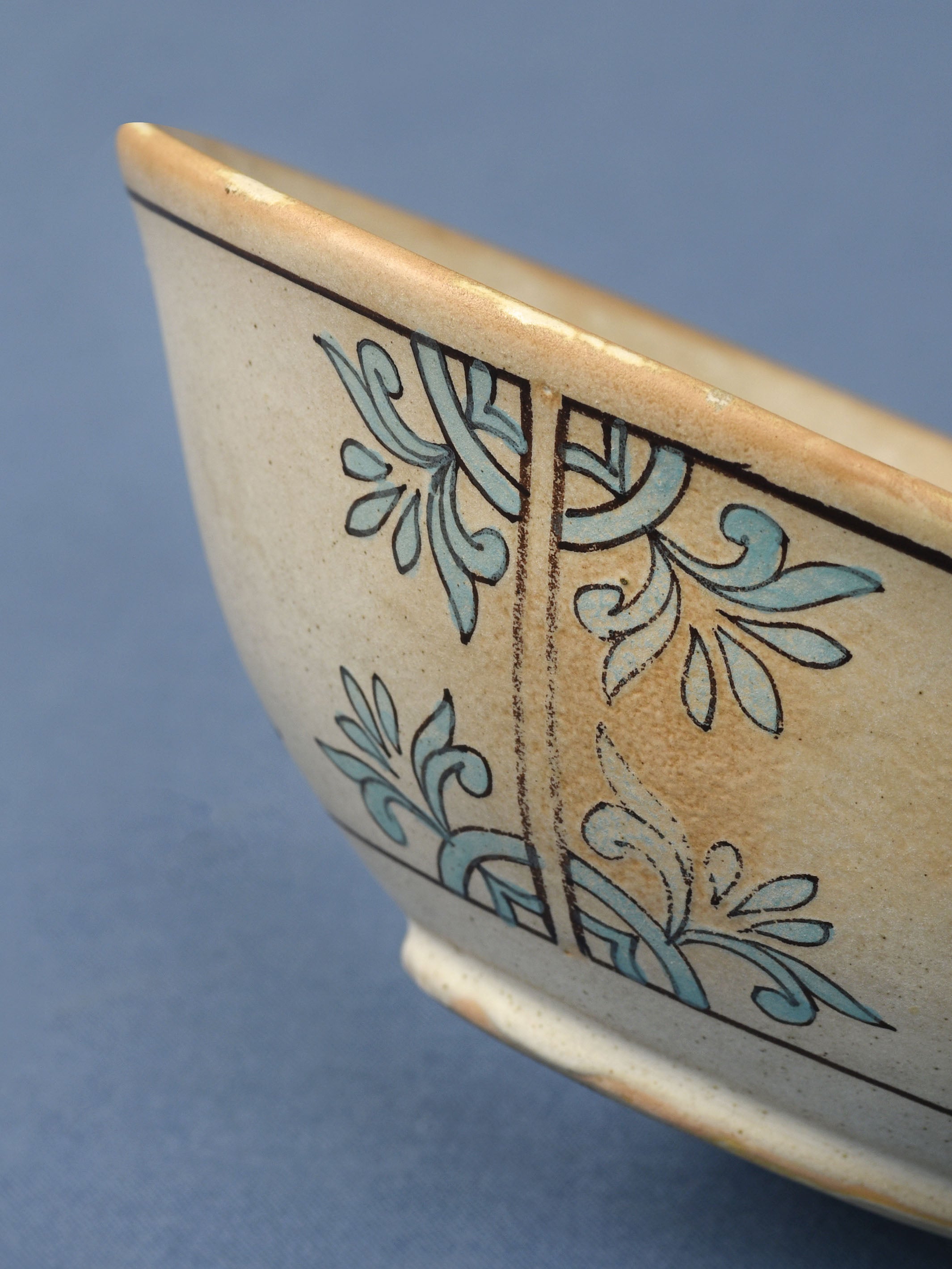 Vintage Hand Painted Ceramic Bowl