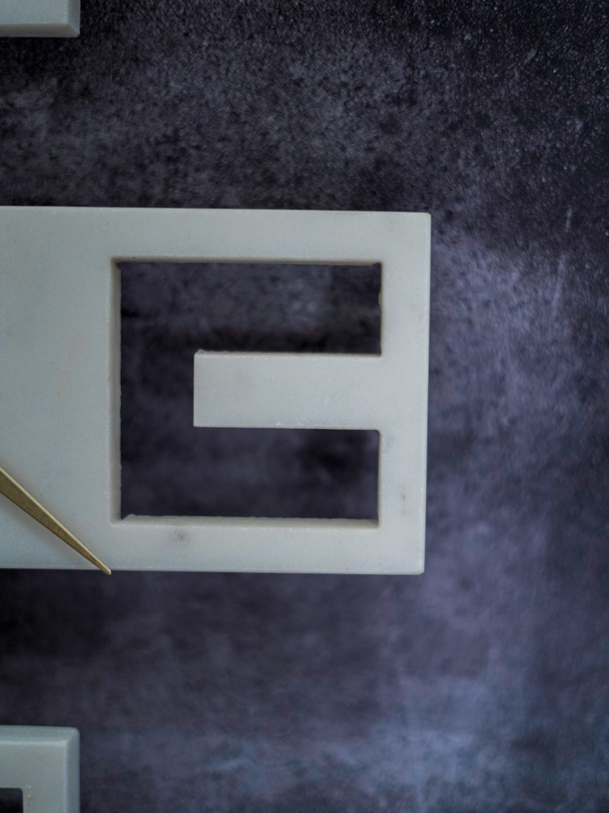 Marble Wall Clock - Numerical