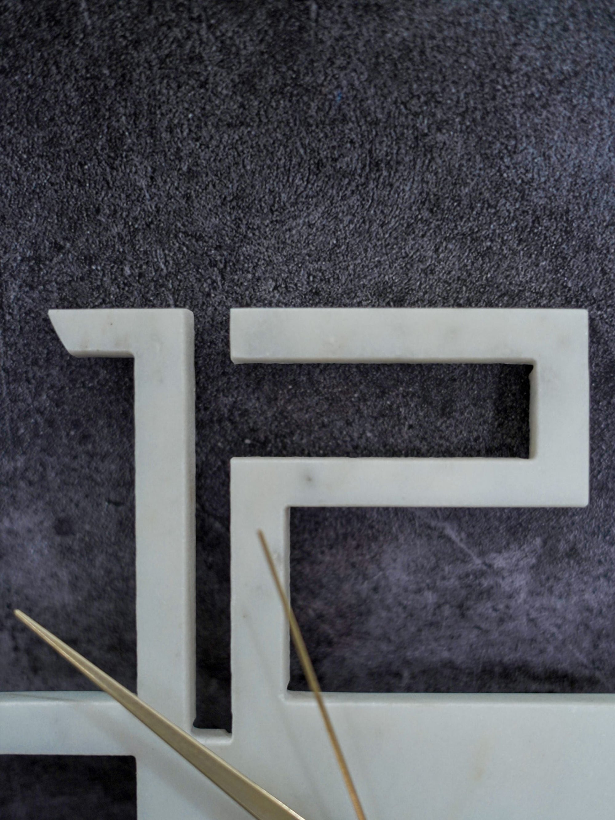 Marble Wall Clock - Numerical