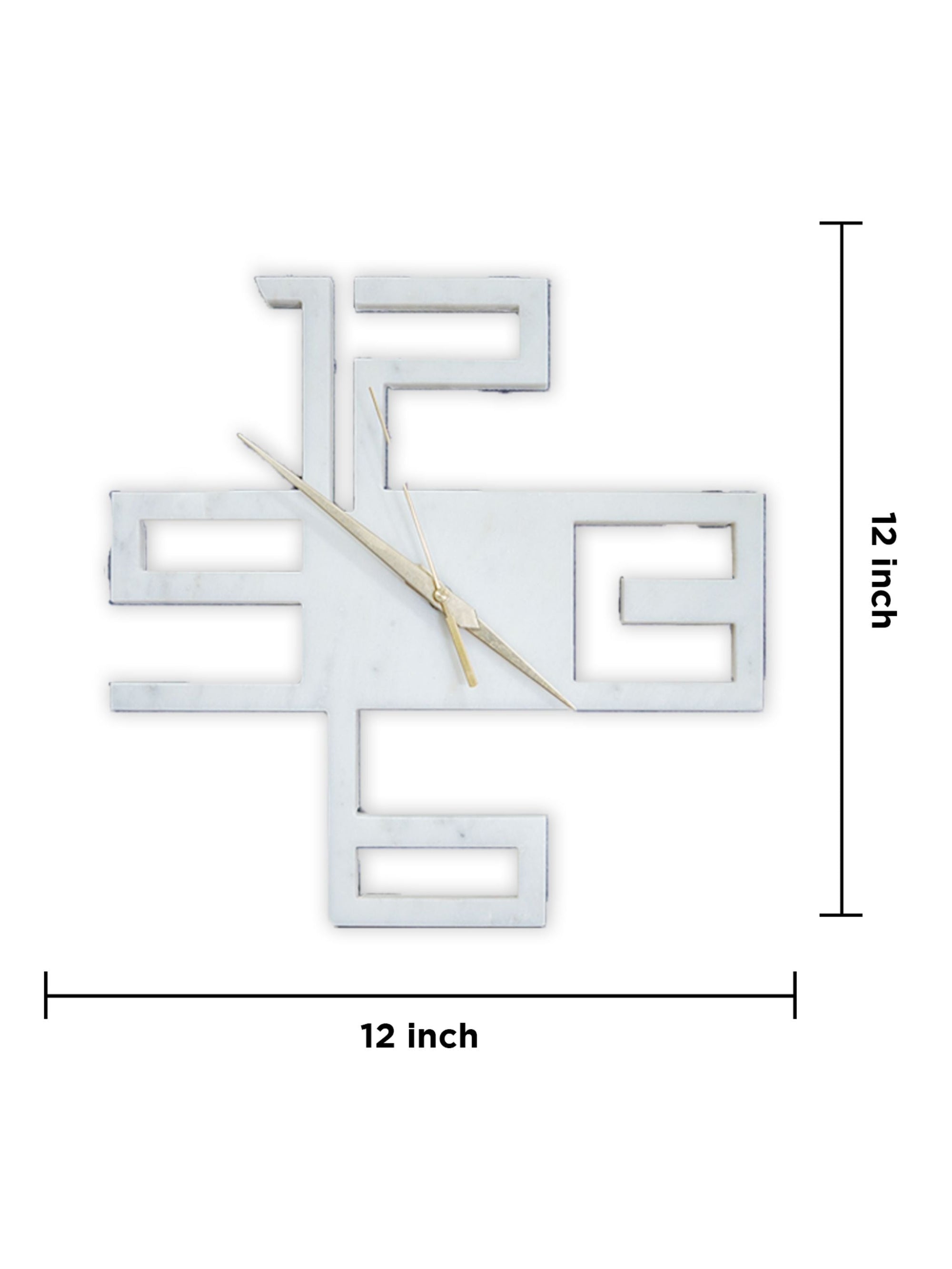Marble Wall Clock - Numerical