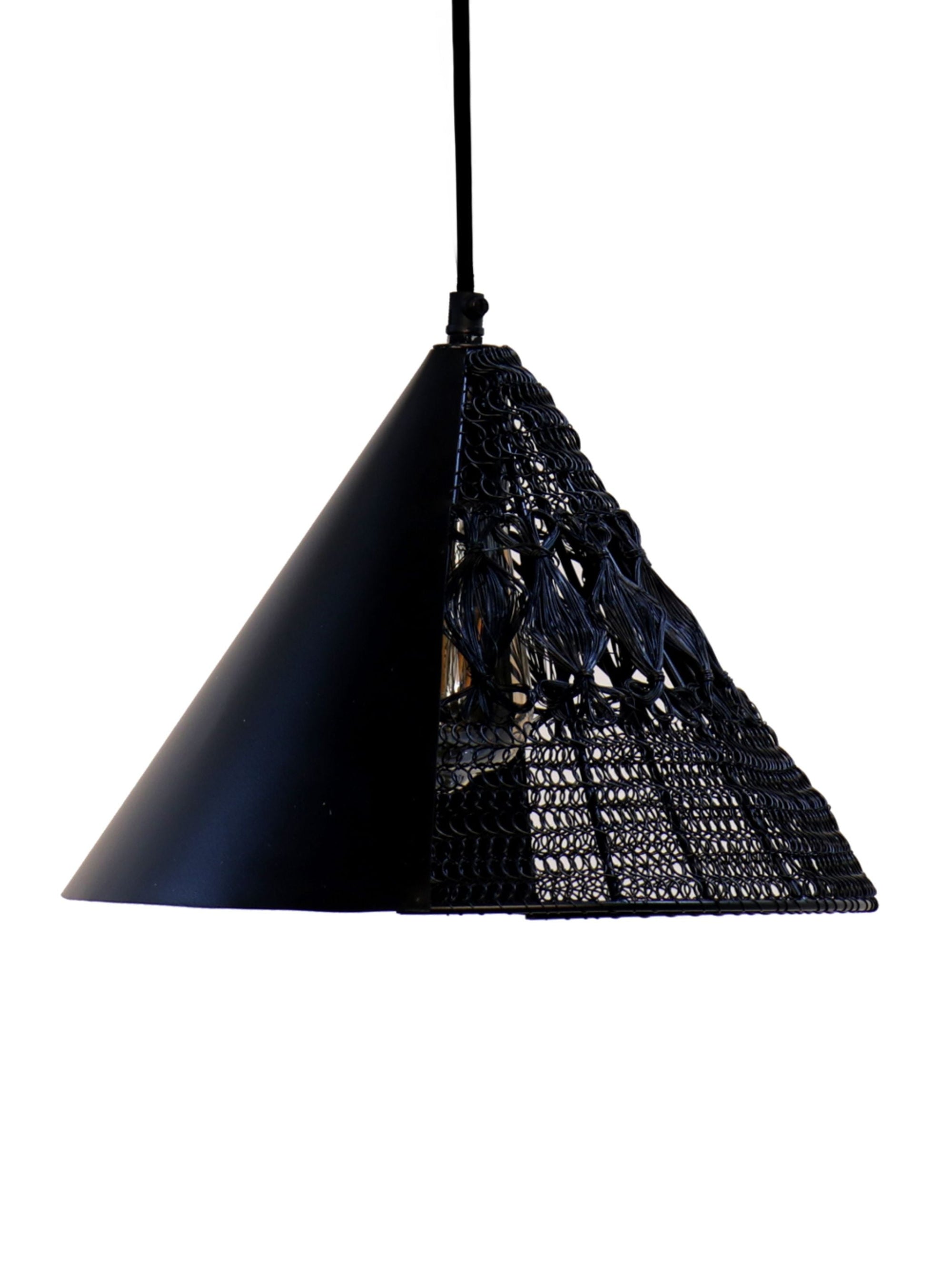 Warind Handcrafted Upward Cone Hanging Lamp
