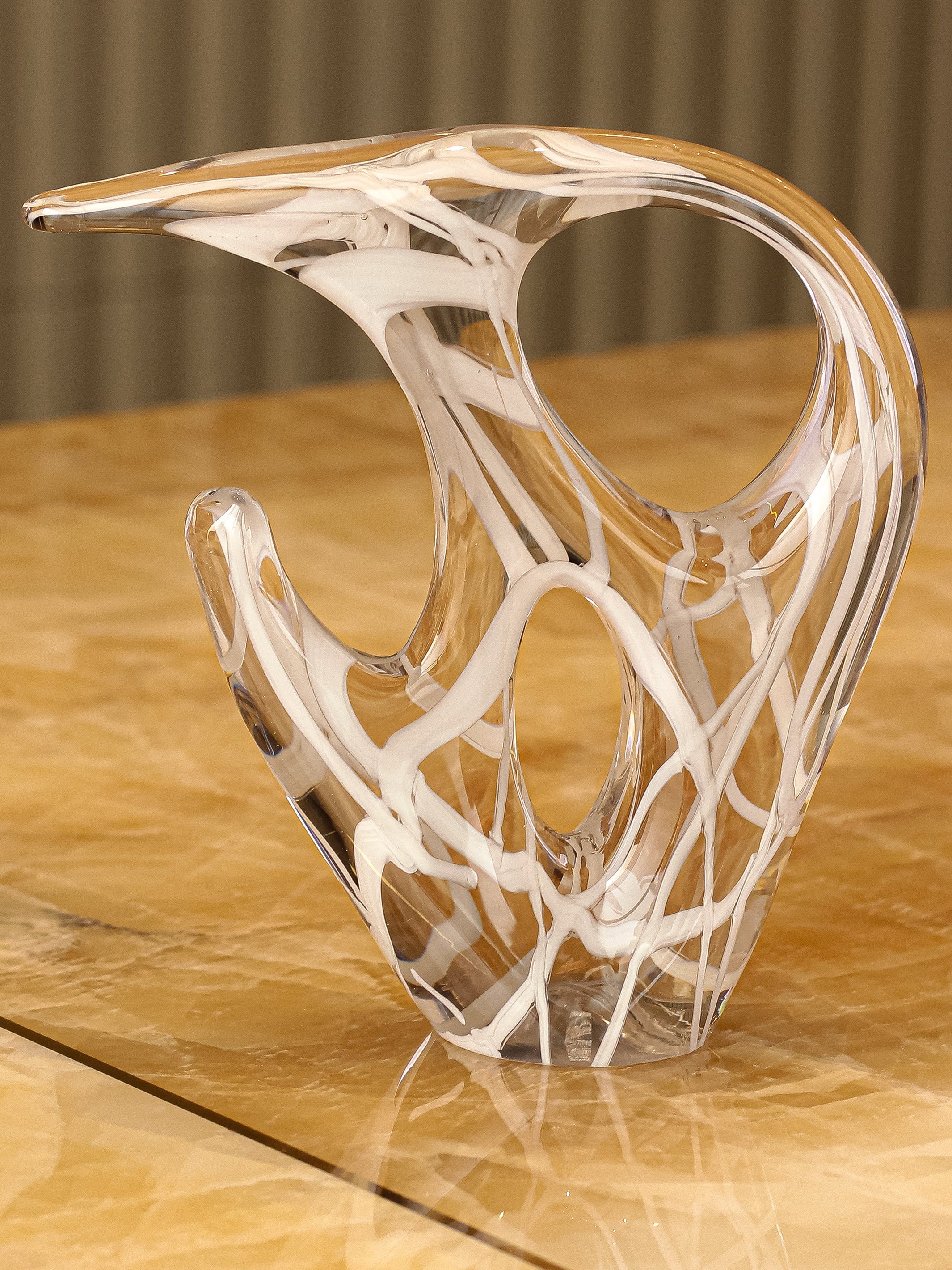White Abstract Sculpture