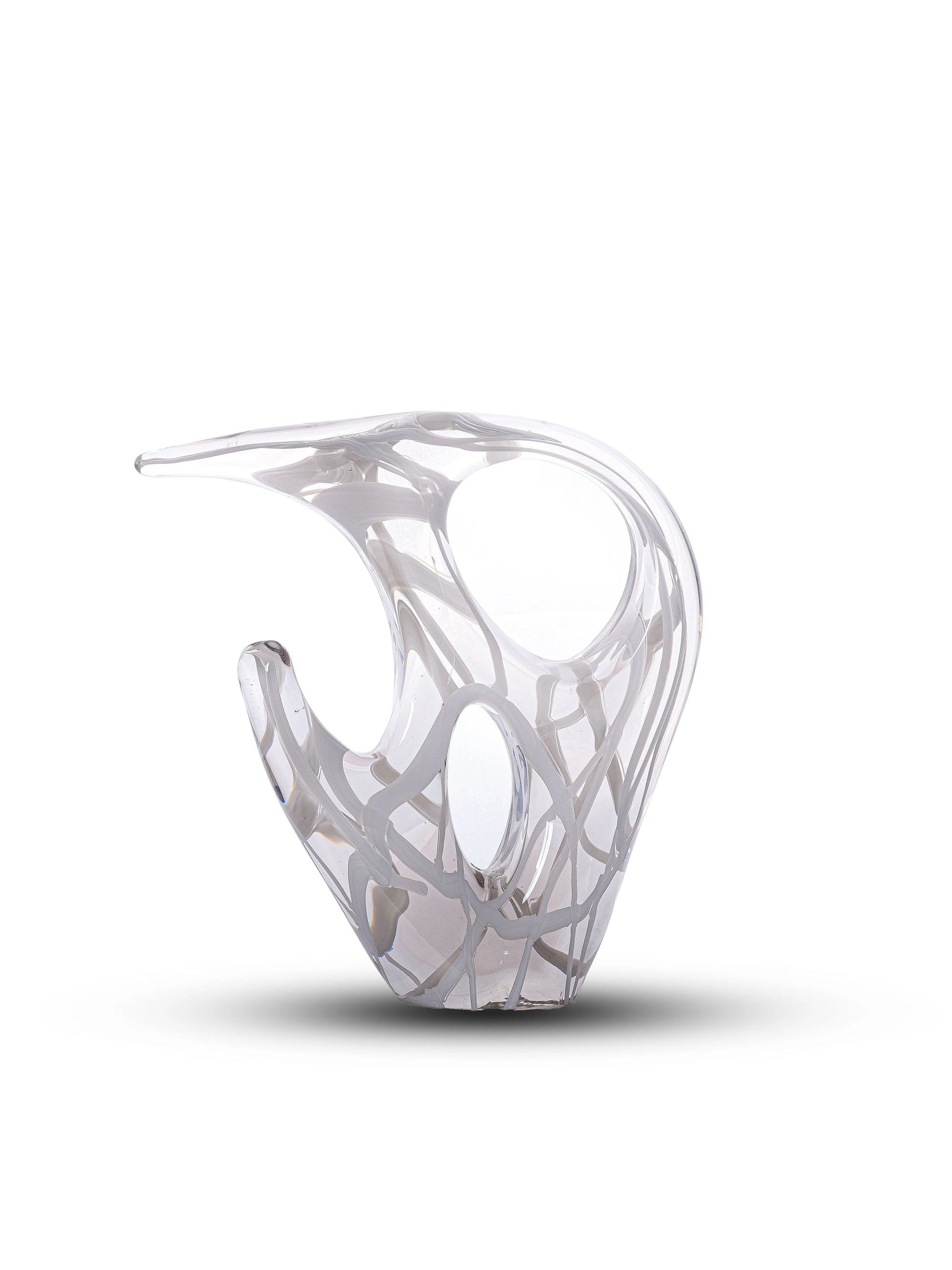 White Abstract Sculpture