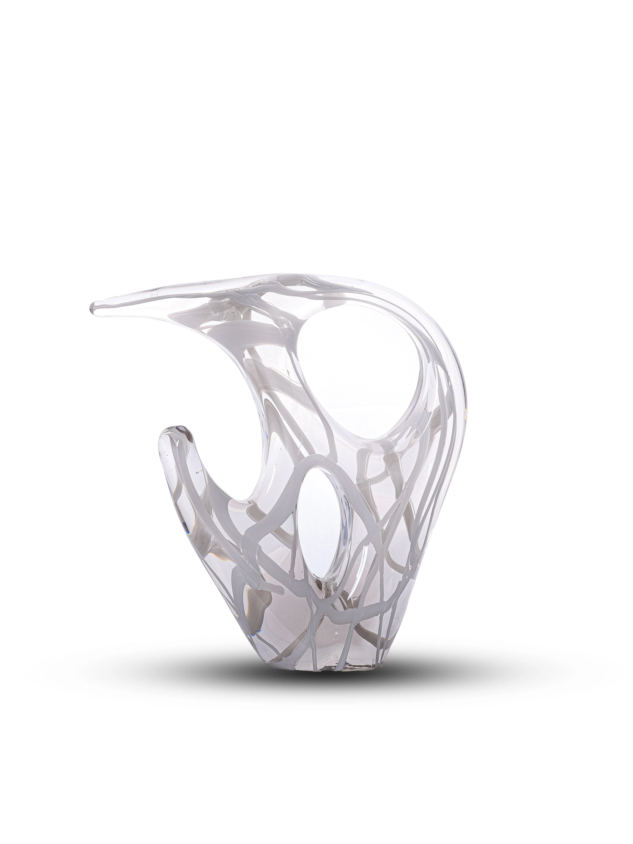 White Abstract Sculpture