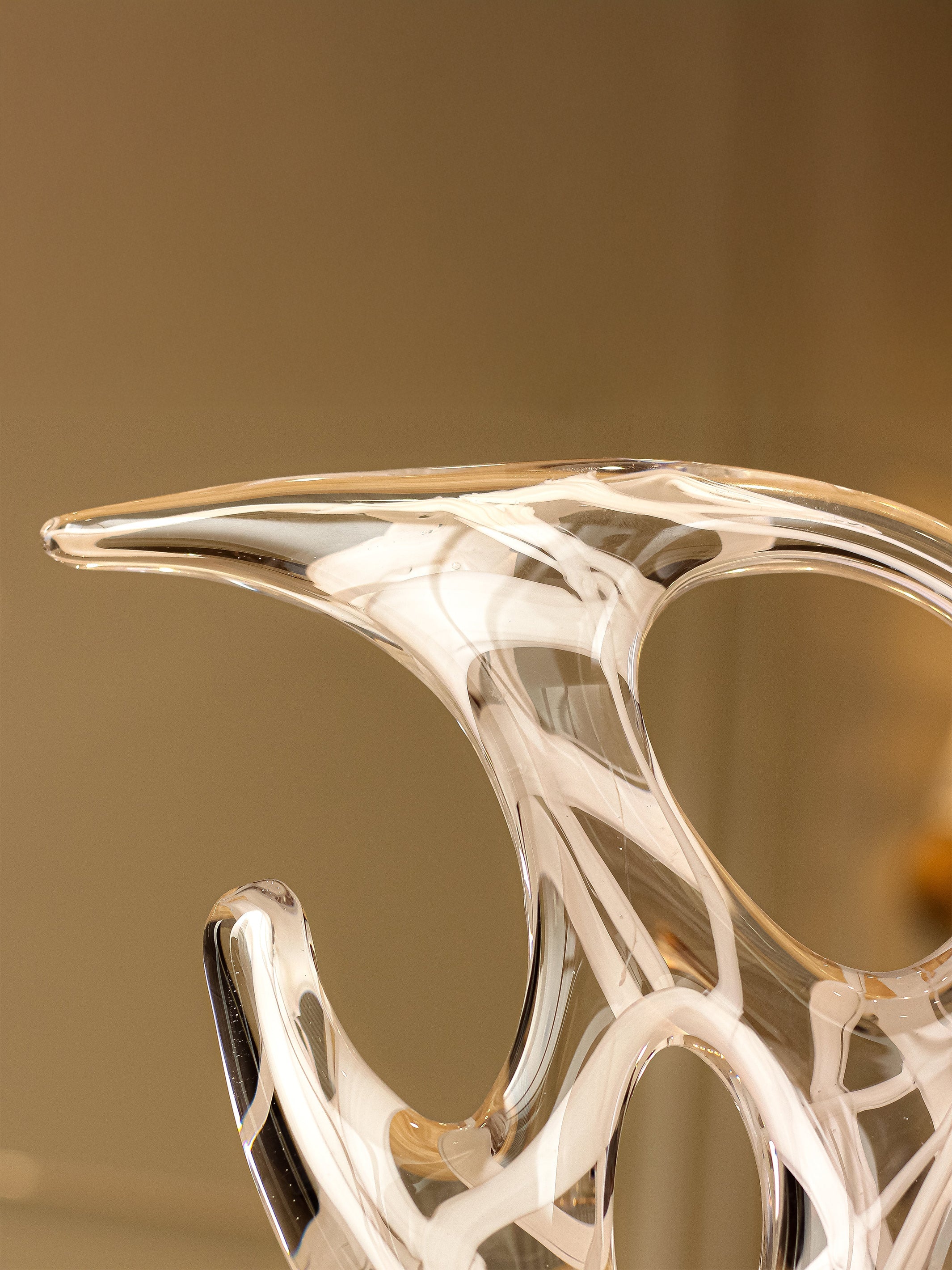 White Abstract Sculpture