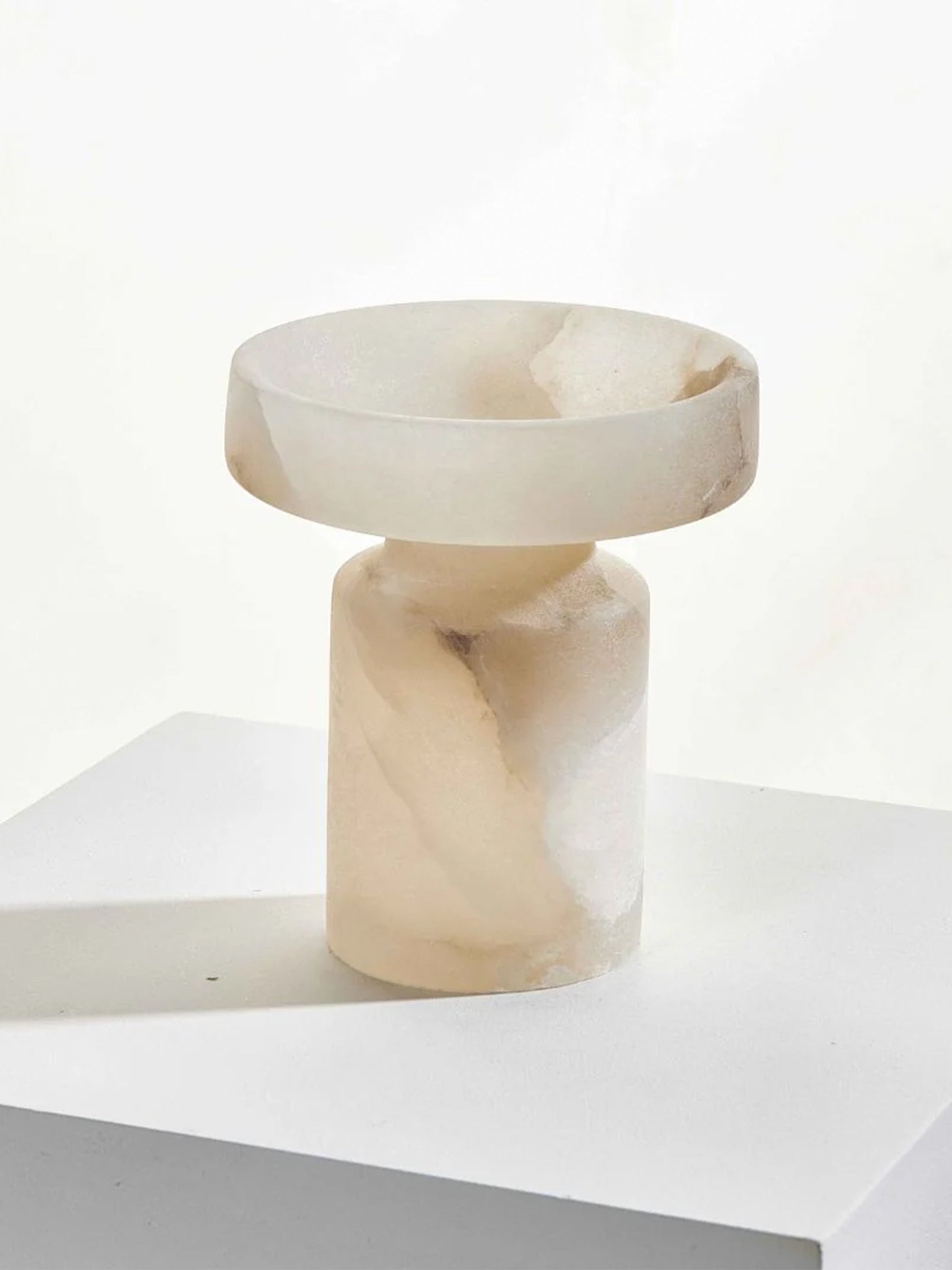 White Onyx Decor Piece