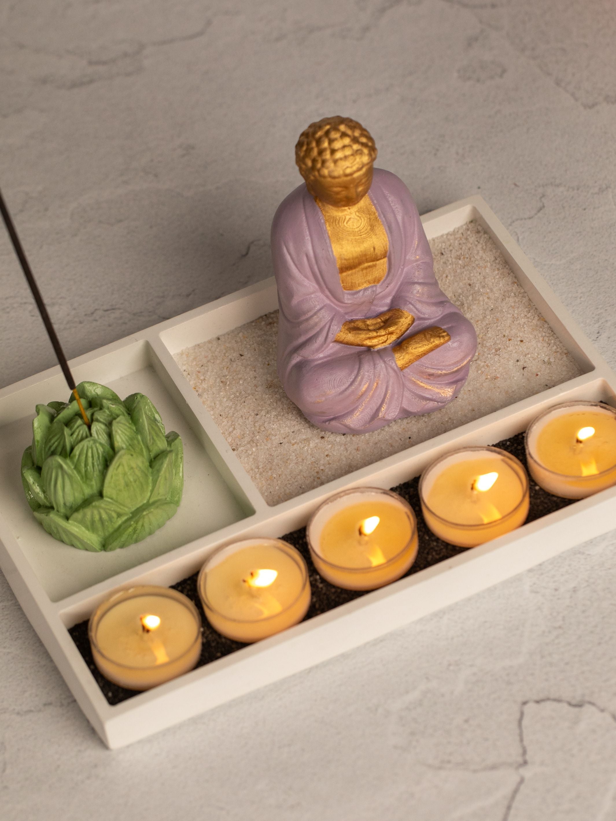 Zen Decor Purple & Gold