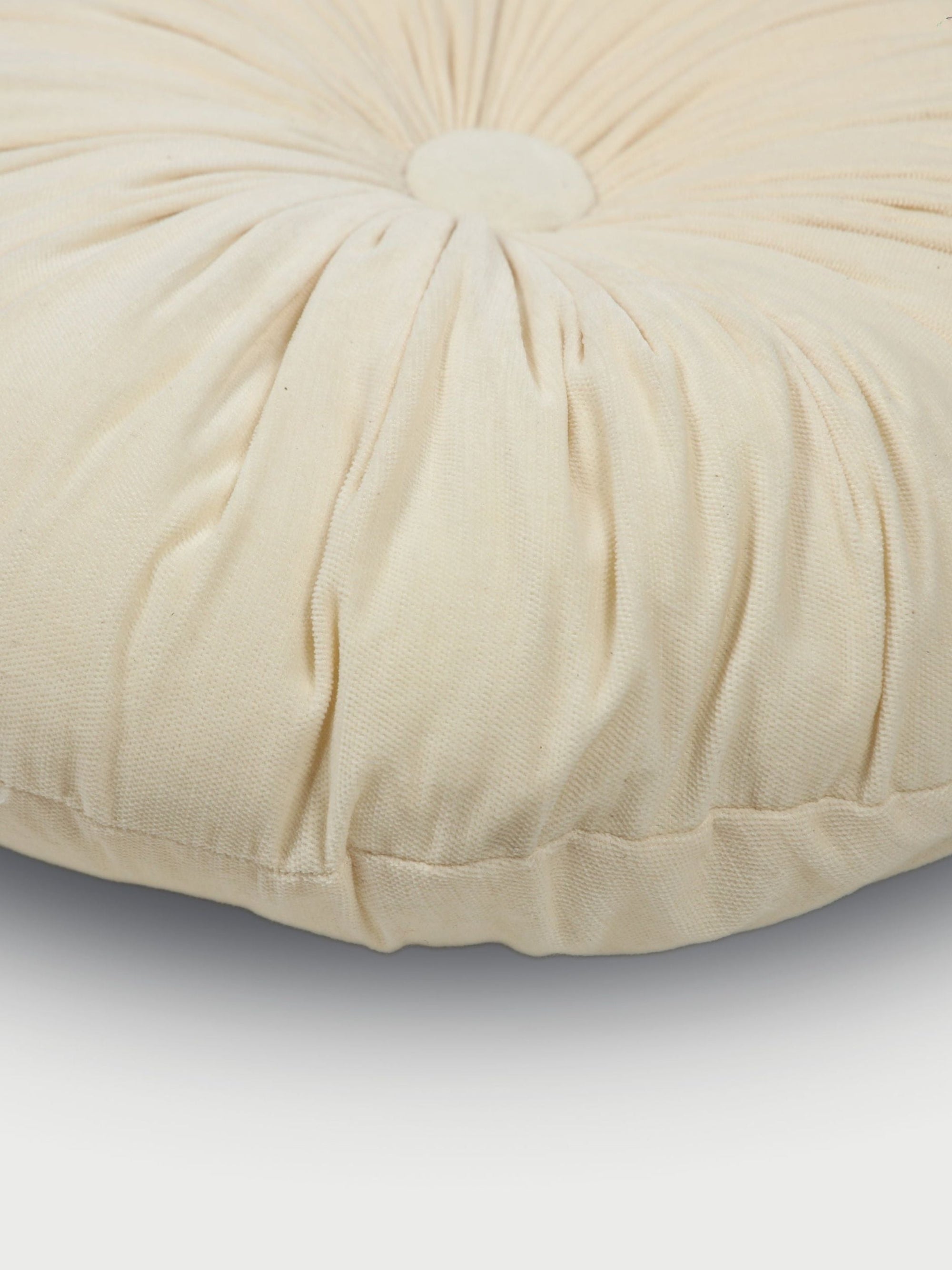 Round Cushion Cover - Cuddle Ivory