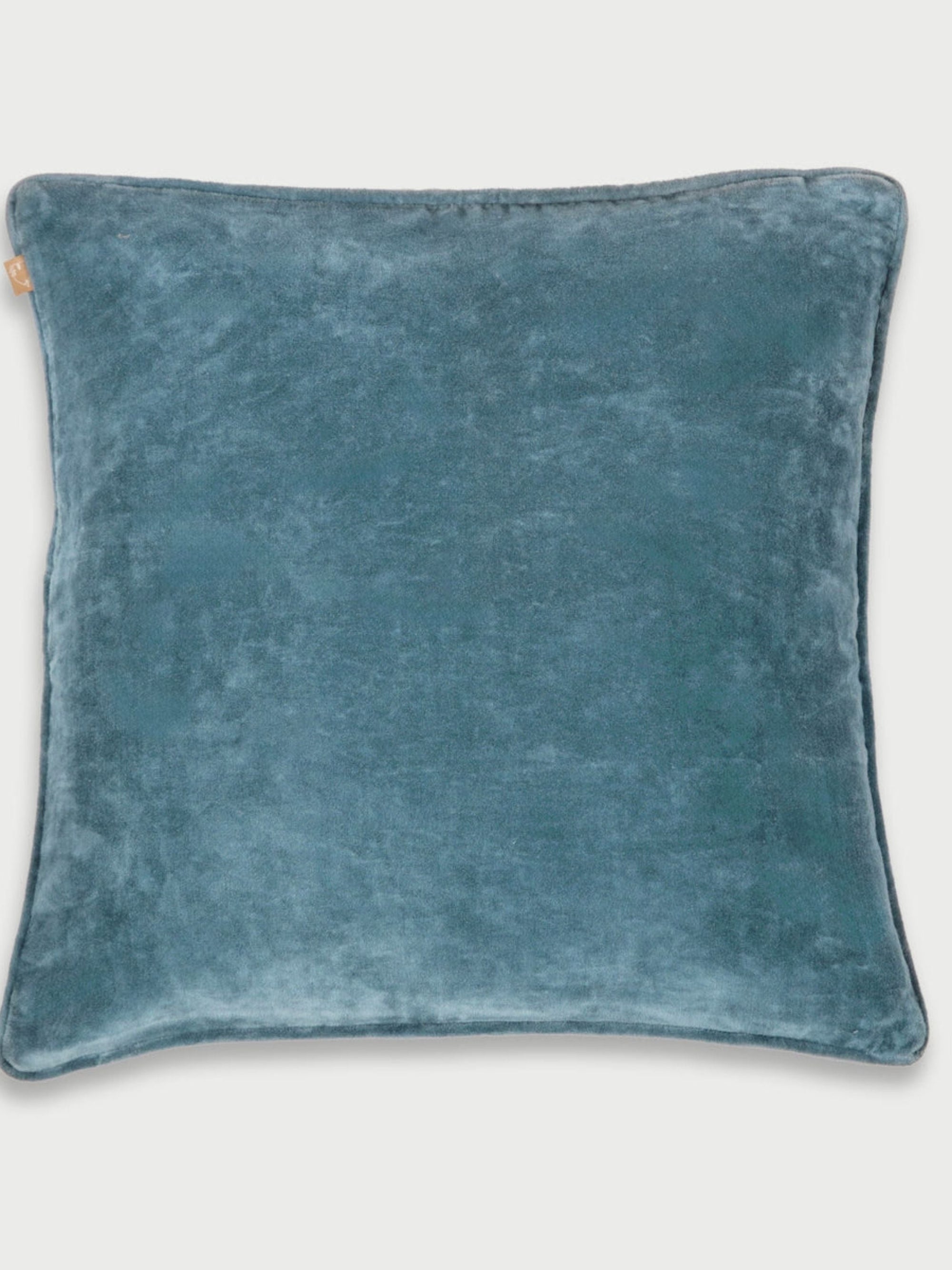 Cushion Cover - Azure Velvet Euro Sham