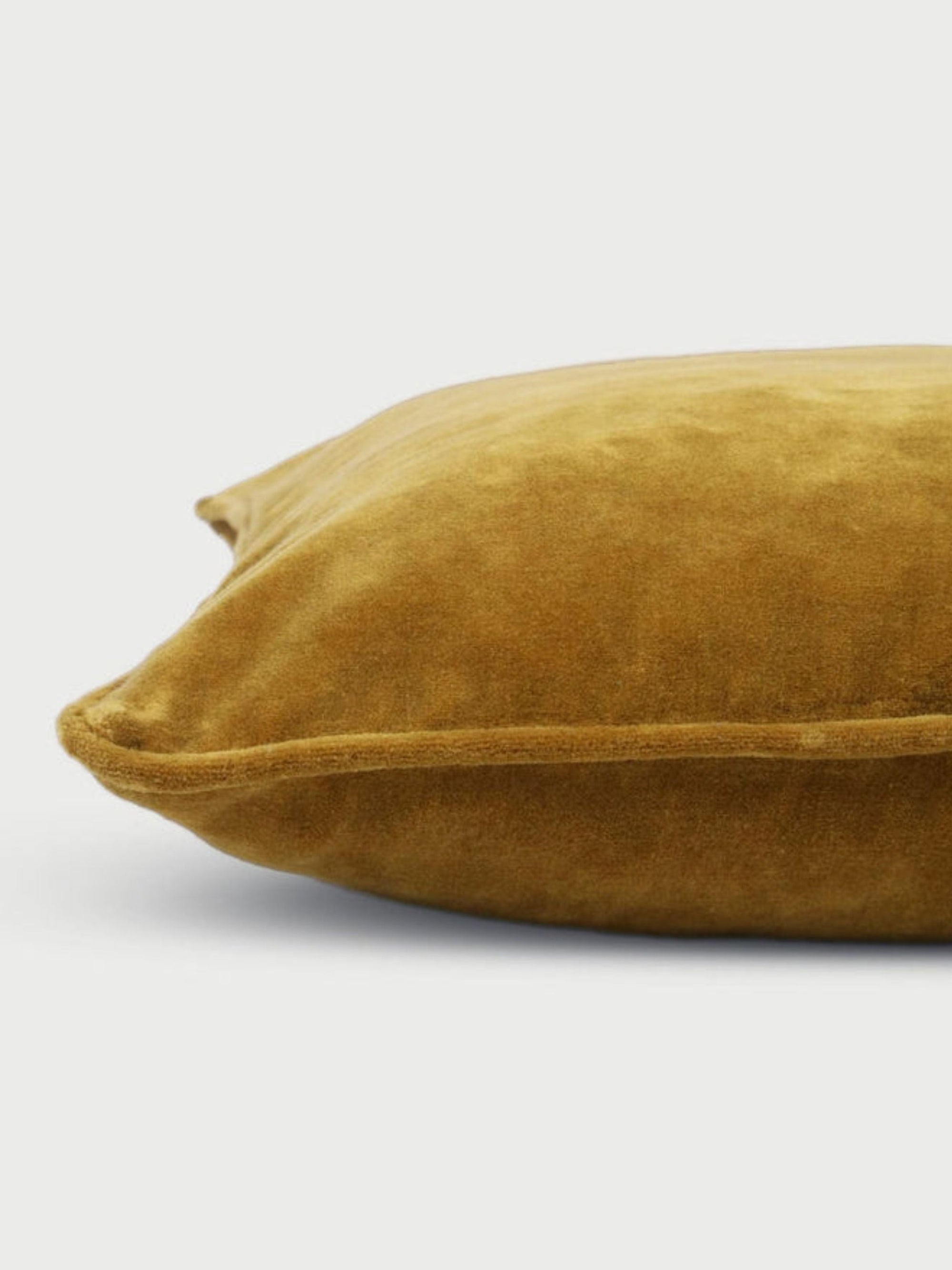 Cushion Cover - Ochre Velvet