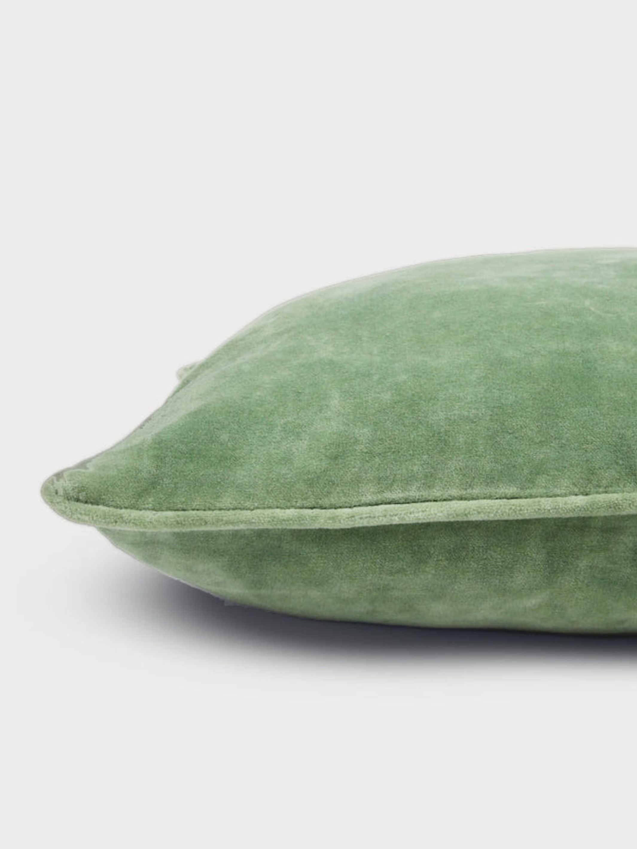 Cushion Cover - Celadon Green Velvet