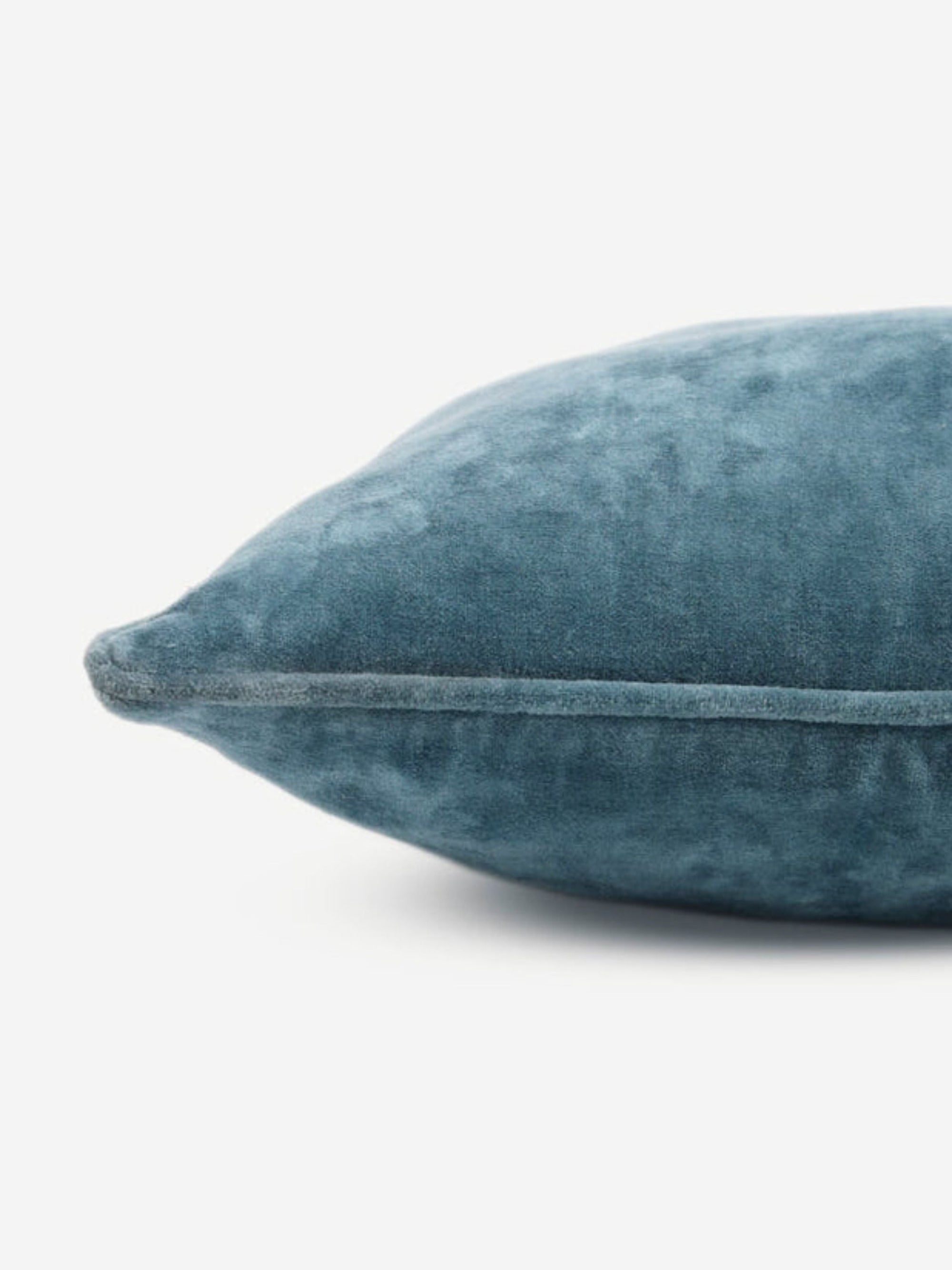 Cushion Cover - Azure Velvet Euro Sham