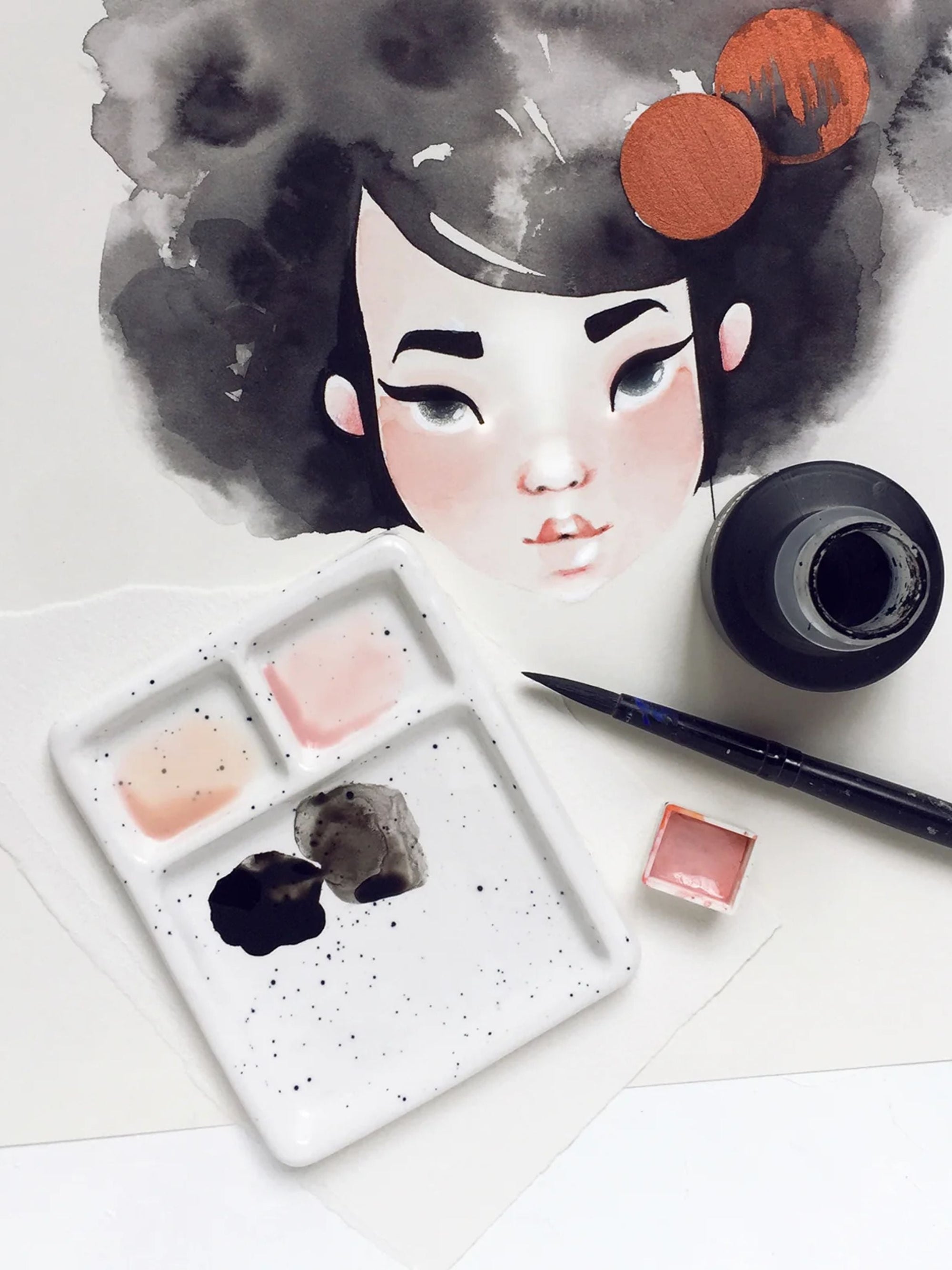 Dual Pan Mixing Palette - Artists Tool