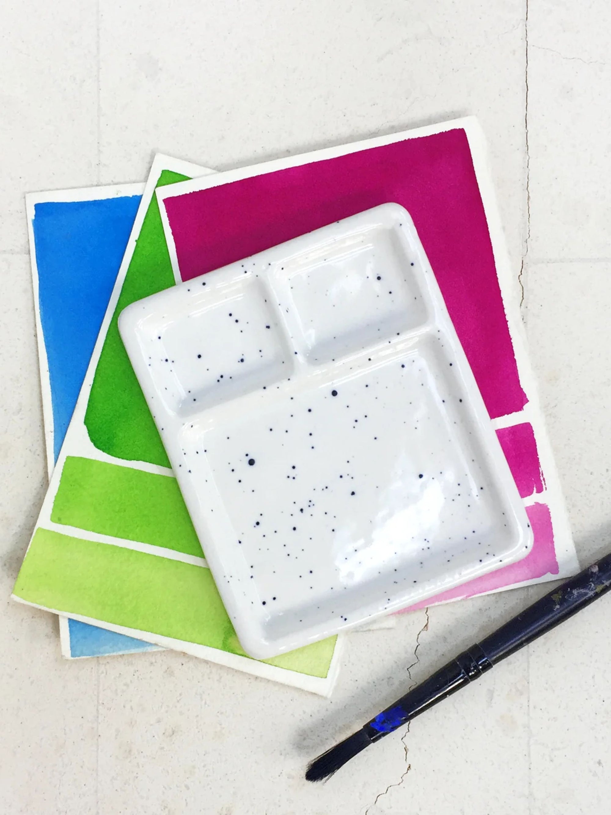 Dual Pan Mixing Palette - Artists Tool
