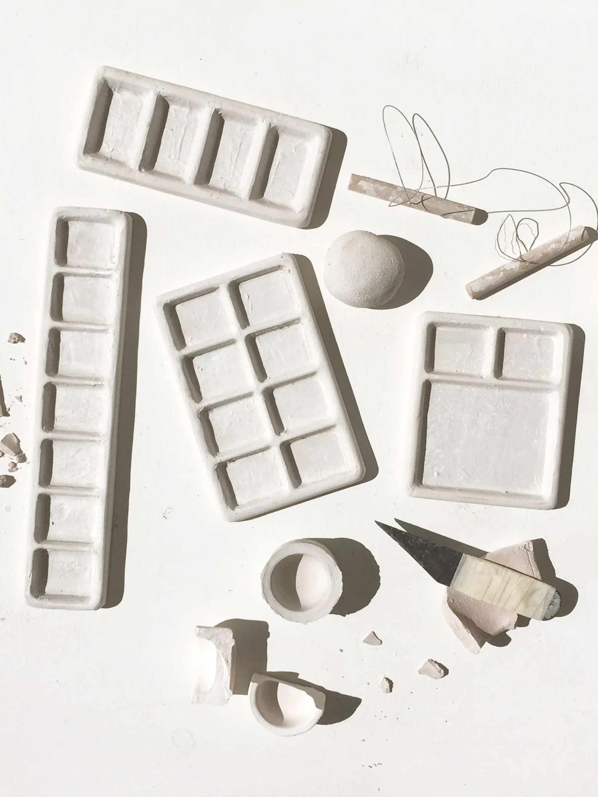 Dual Pan Mixing Palette - Artists Tool
