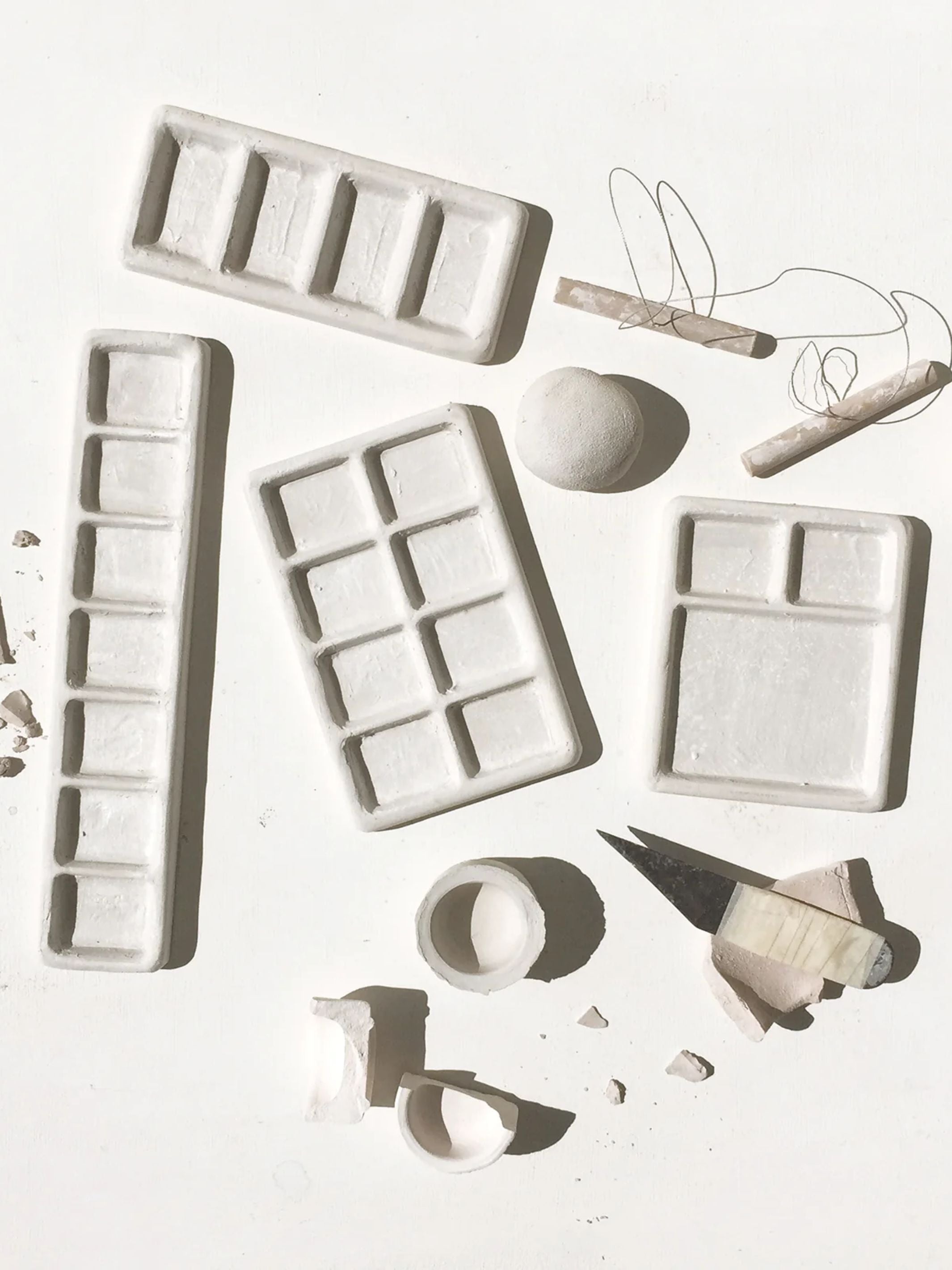 Dual Pan Mixing Palette  - Artists Tool