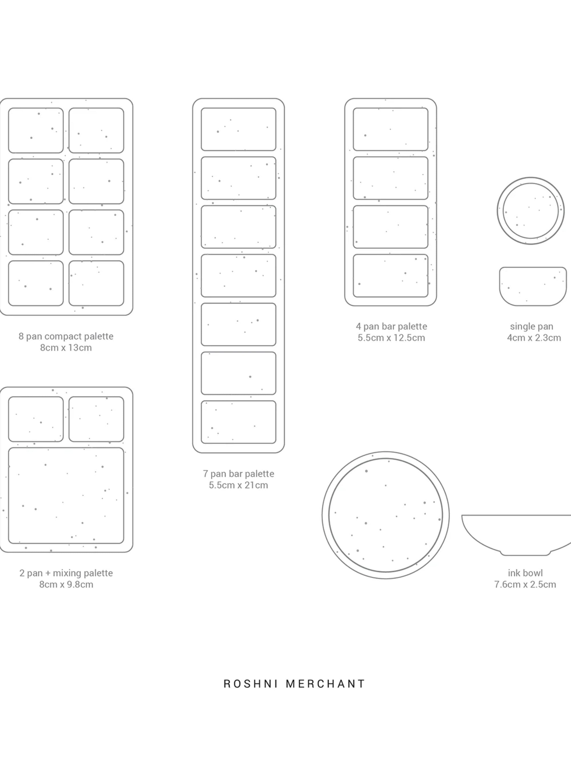 Dual Pan Mixing Palette - Artists Tool