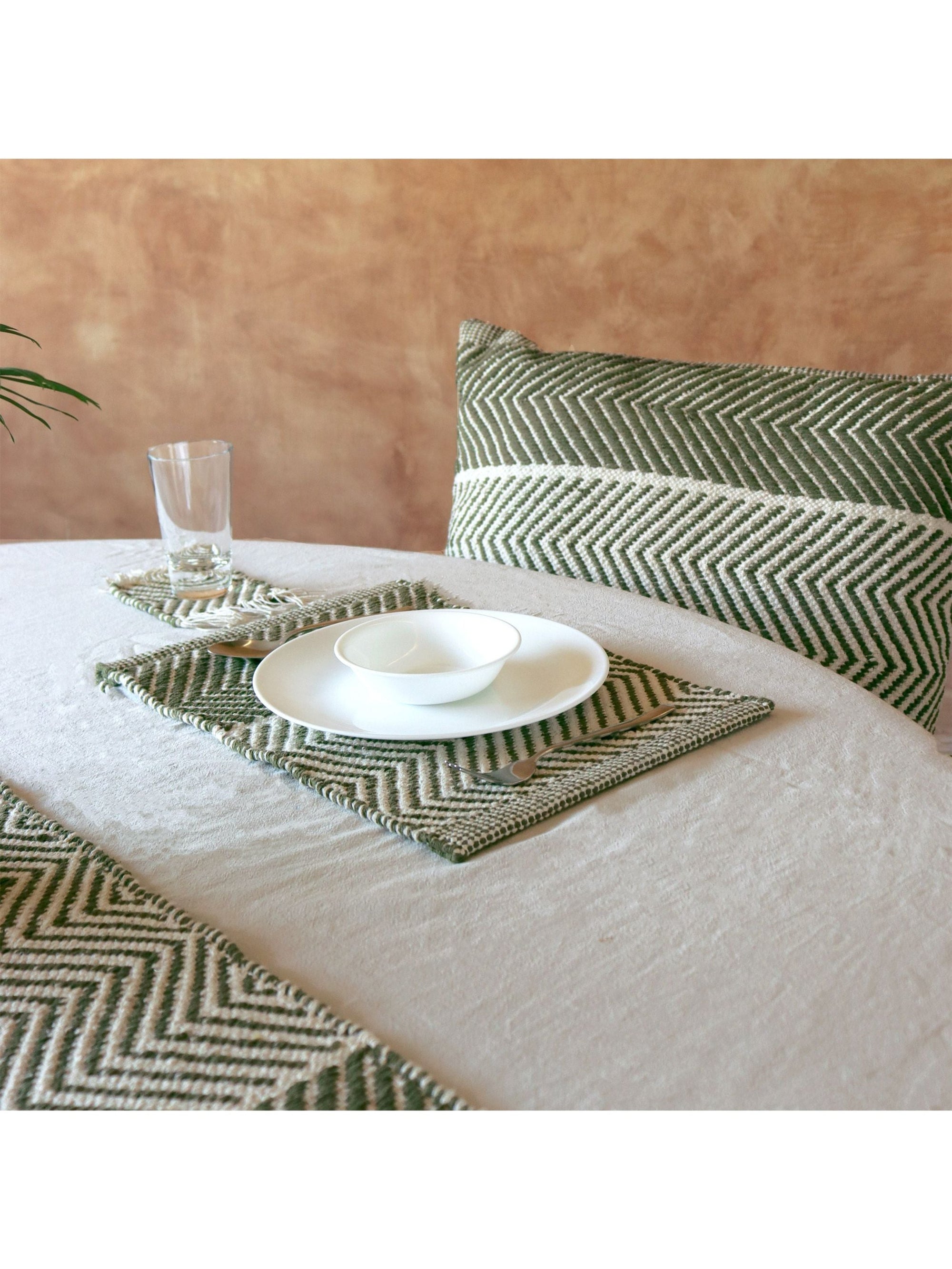 Handwoven Reversible Table Mat Set of 2
