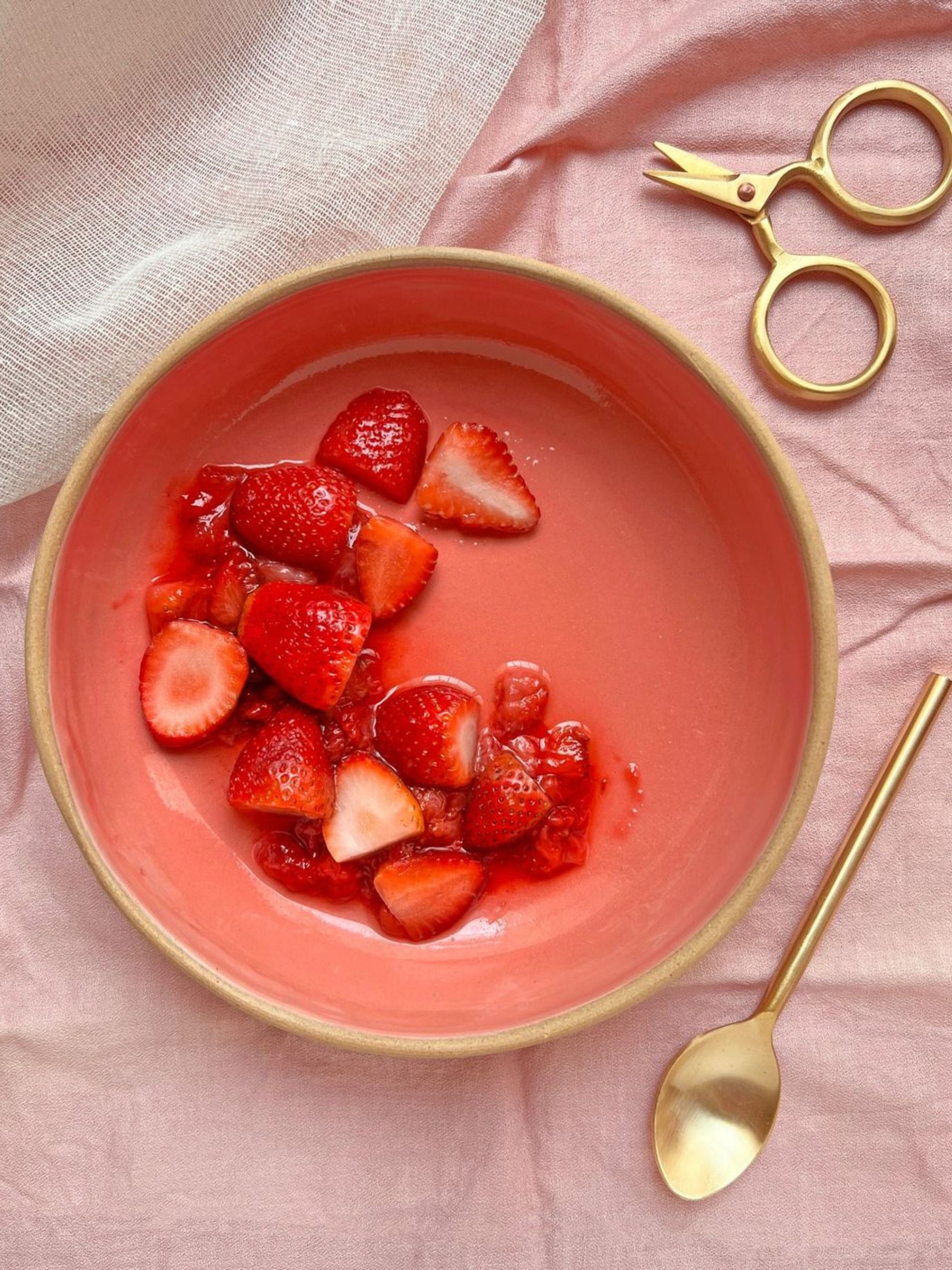 Coupe Salad Bowl Apricot