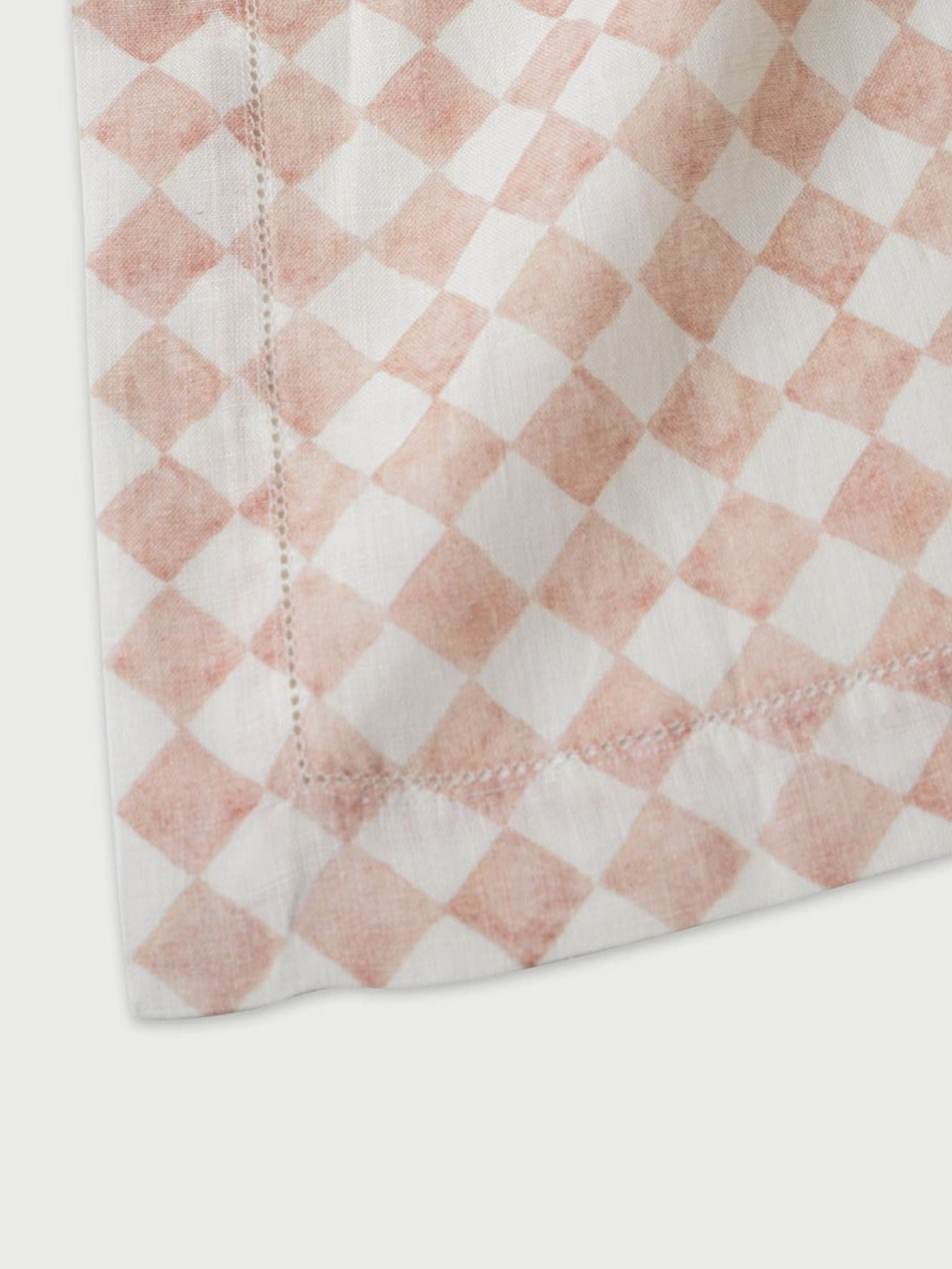Table Runner - Checker Blush