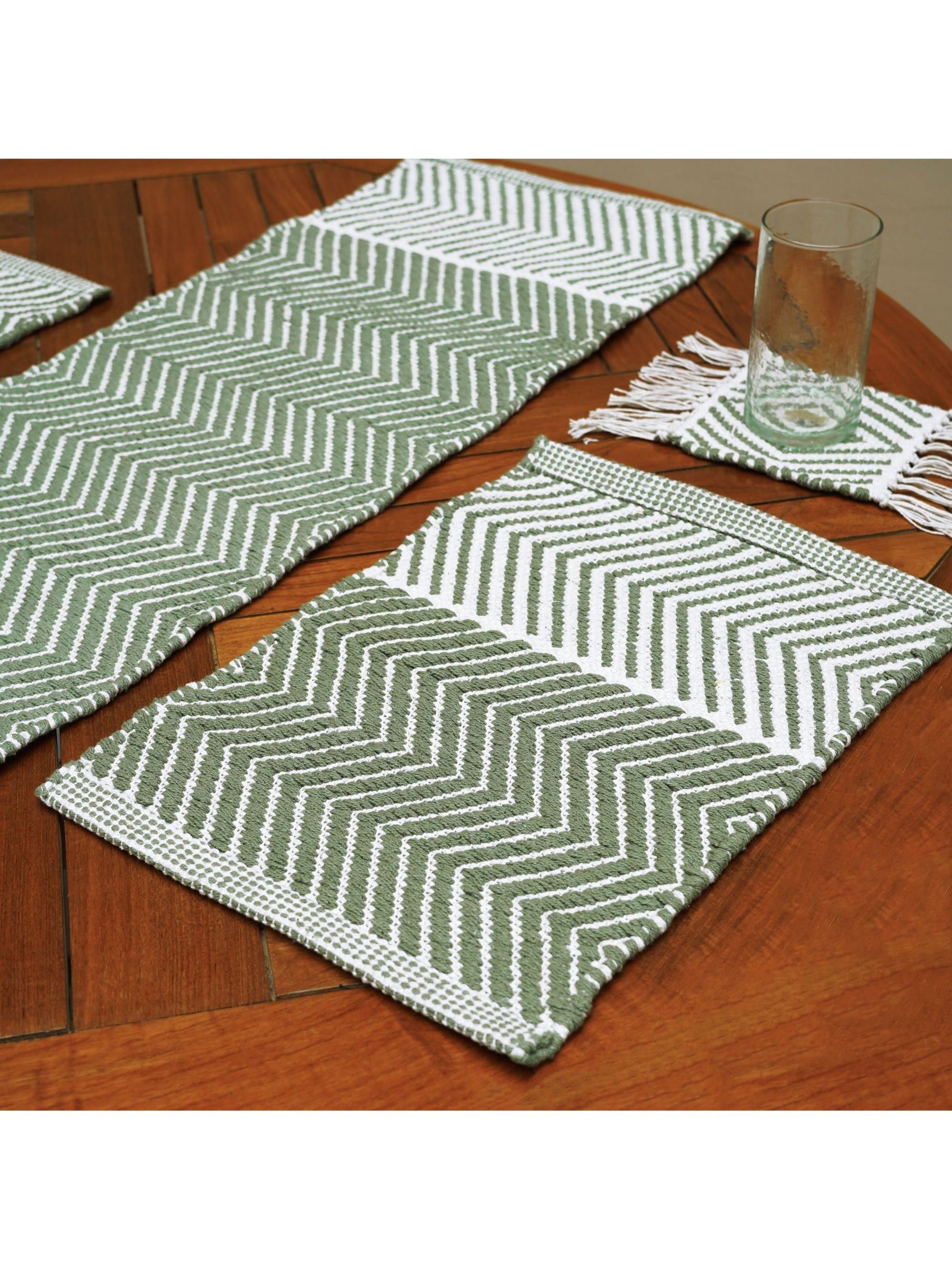 Handwoven Reversible Table Mat Set of 2