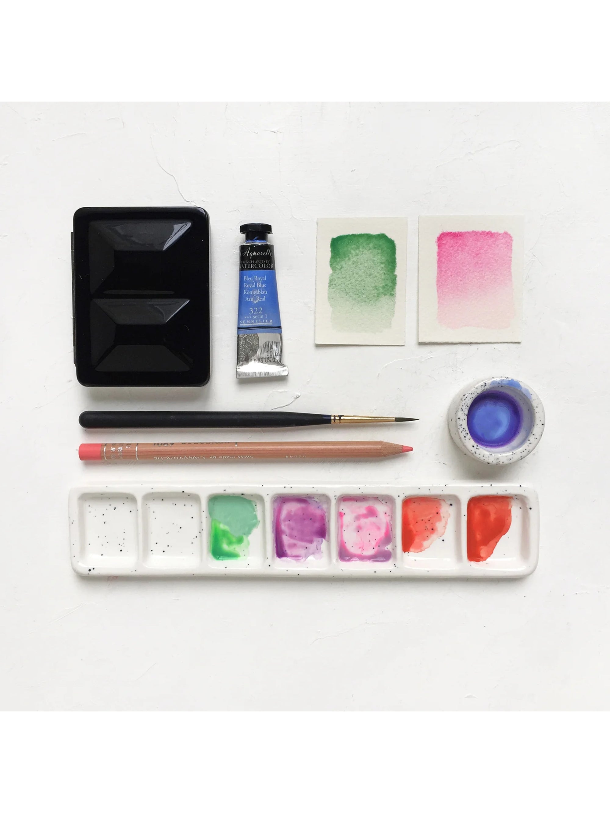 Color Palette - 7 Pan Bar - Artists Tool