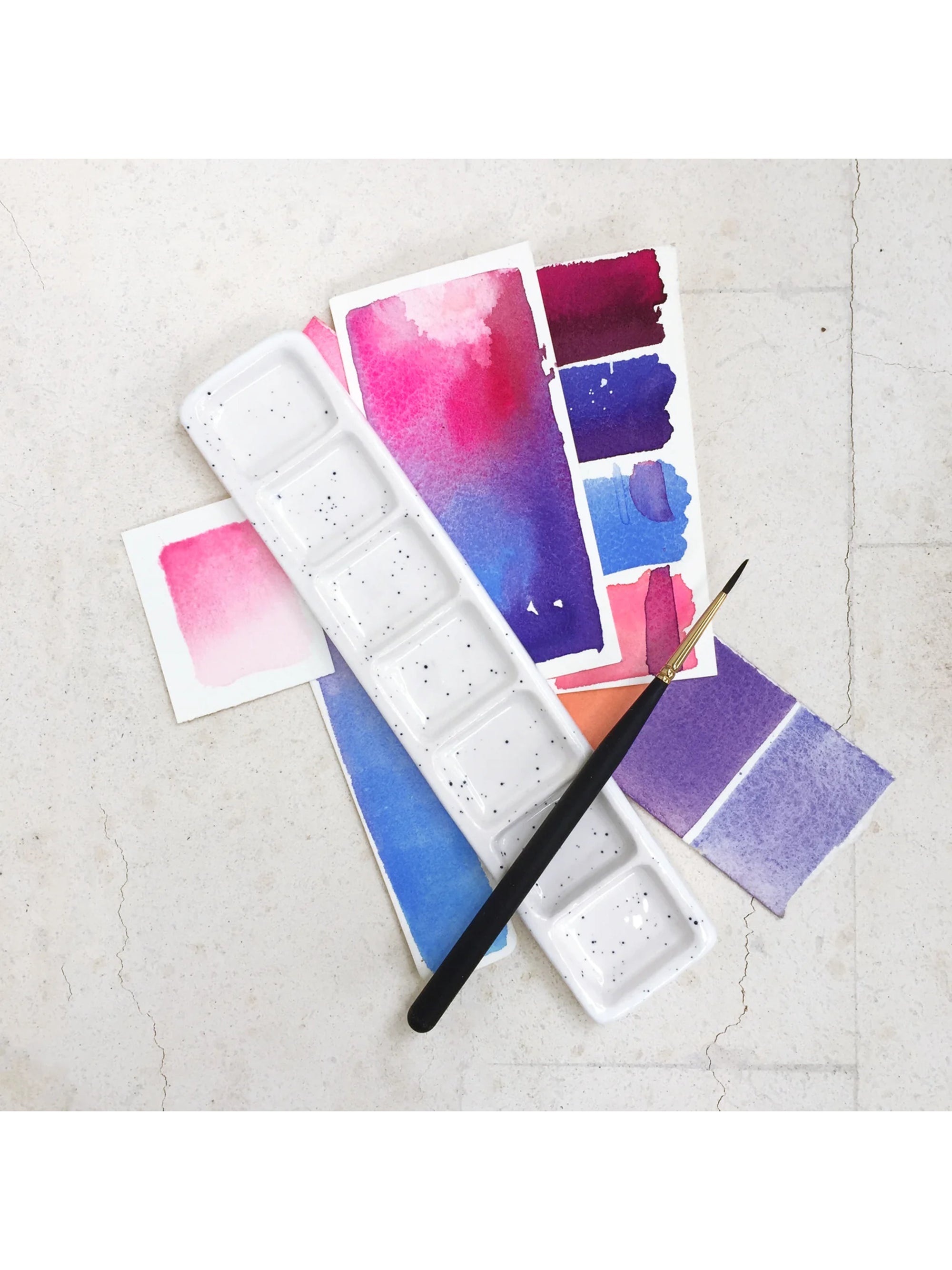 Color Palette - 7 Pan Bar - Artists Tool