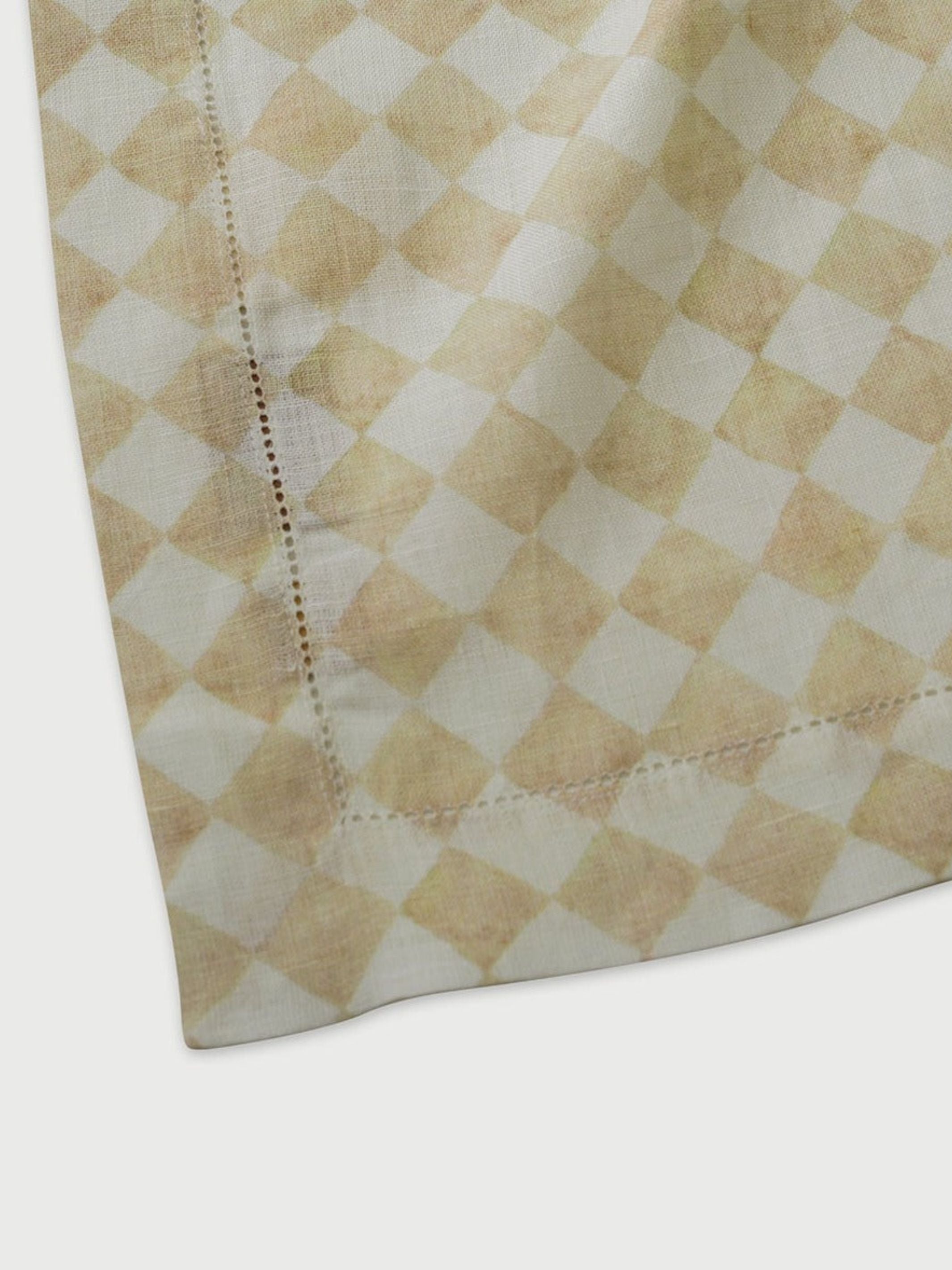Table Runner - Checker Beige
