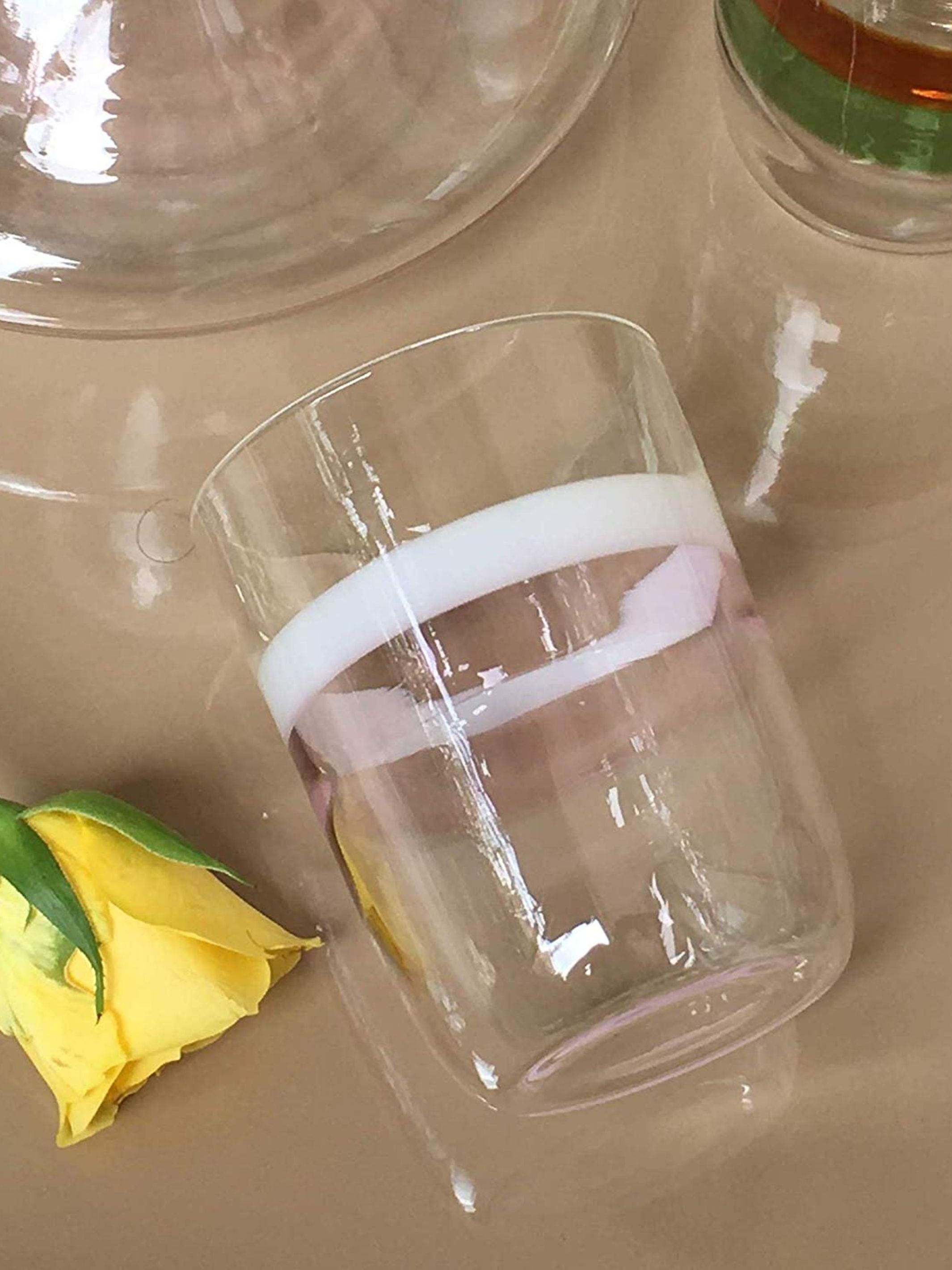 Handmade Scandinavian Tumbler Glass Set of 4 by RUSTIC HORSE - Factoh