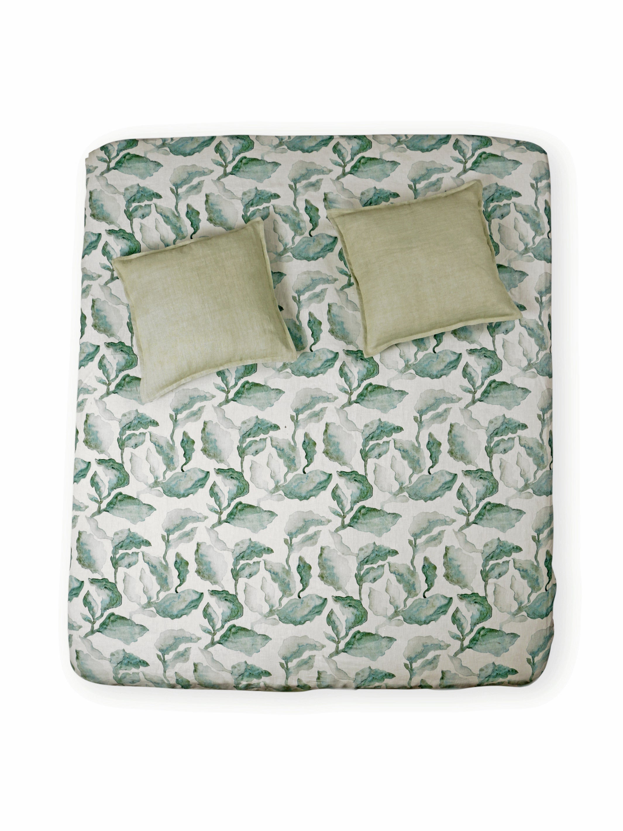Bedcover - Cascade Teal Linen