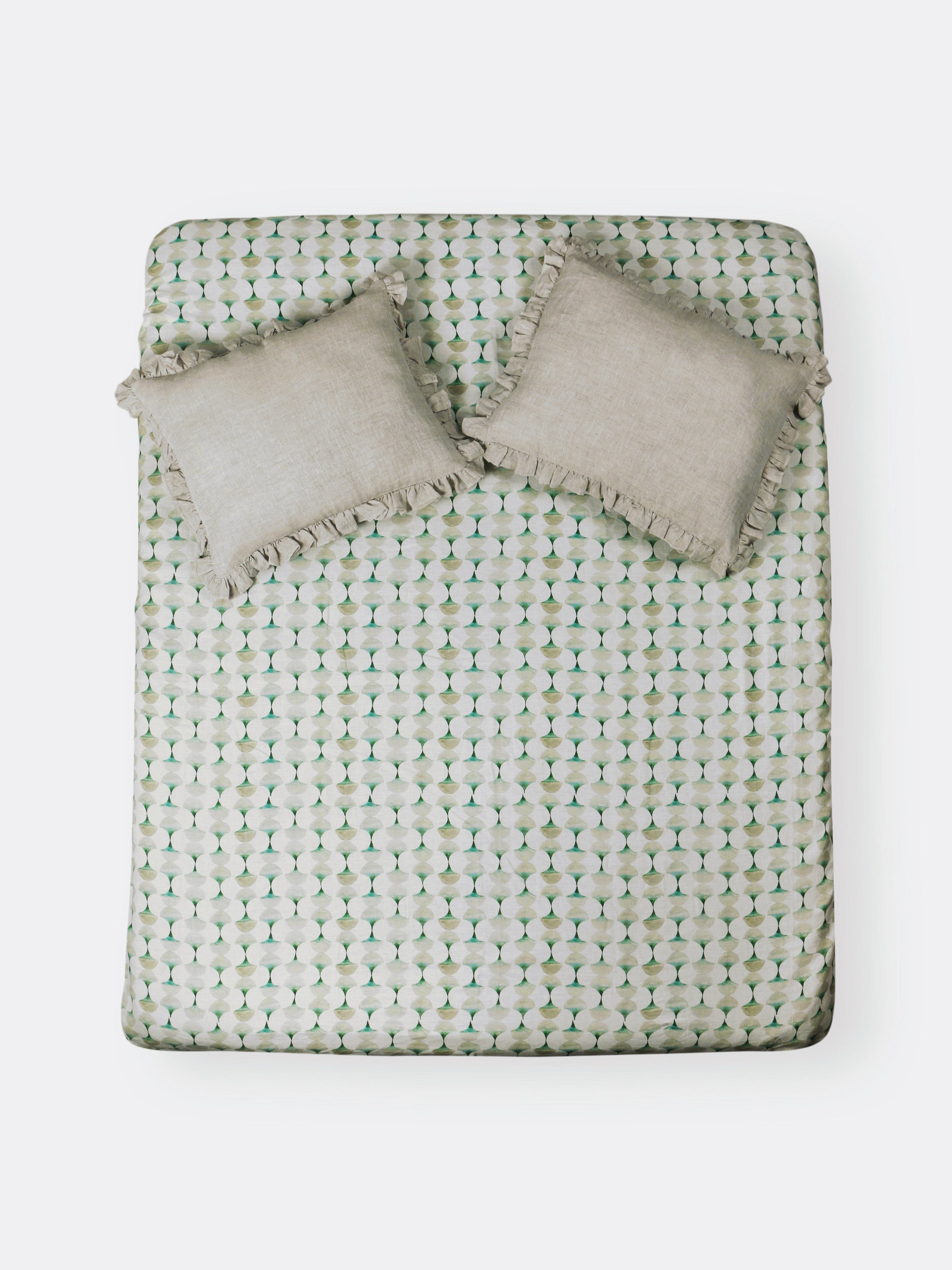 Bedcover - Cove Teal Linen