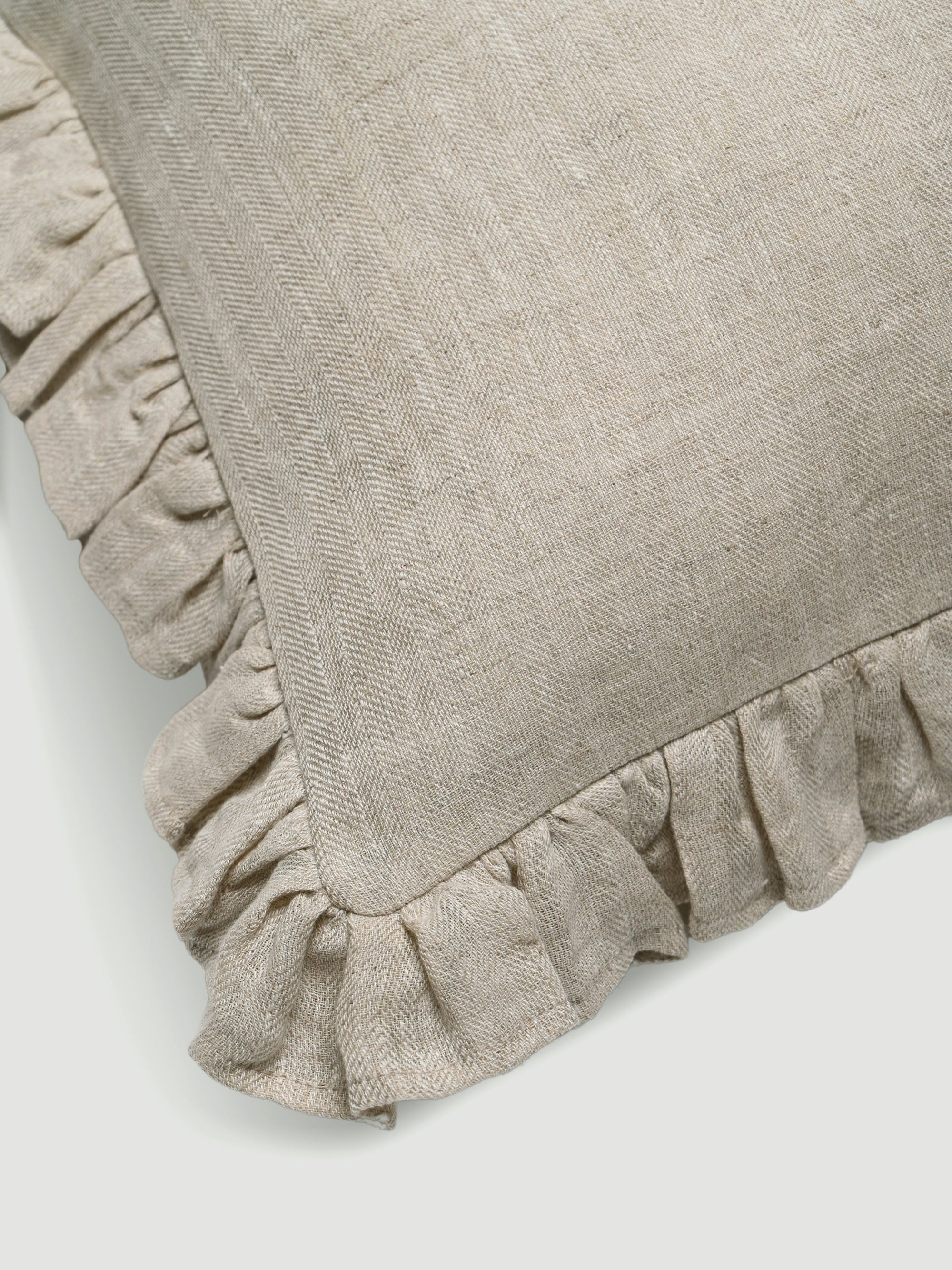 Pillow Cover - Ruffle Linen